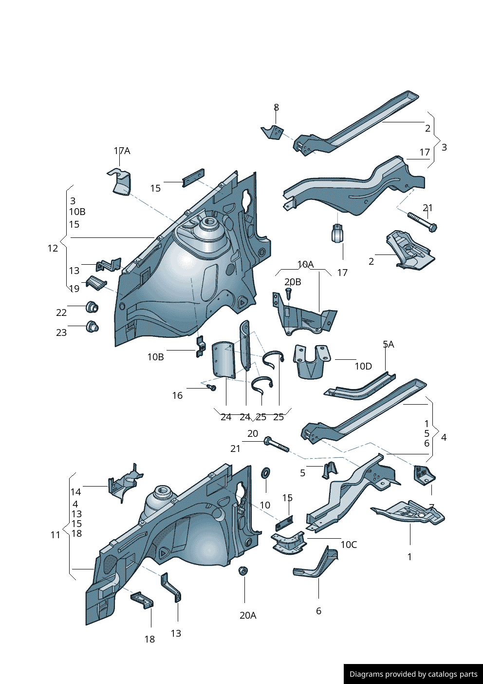 Car part diagram