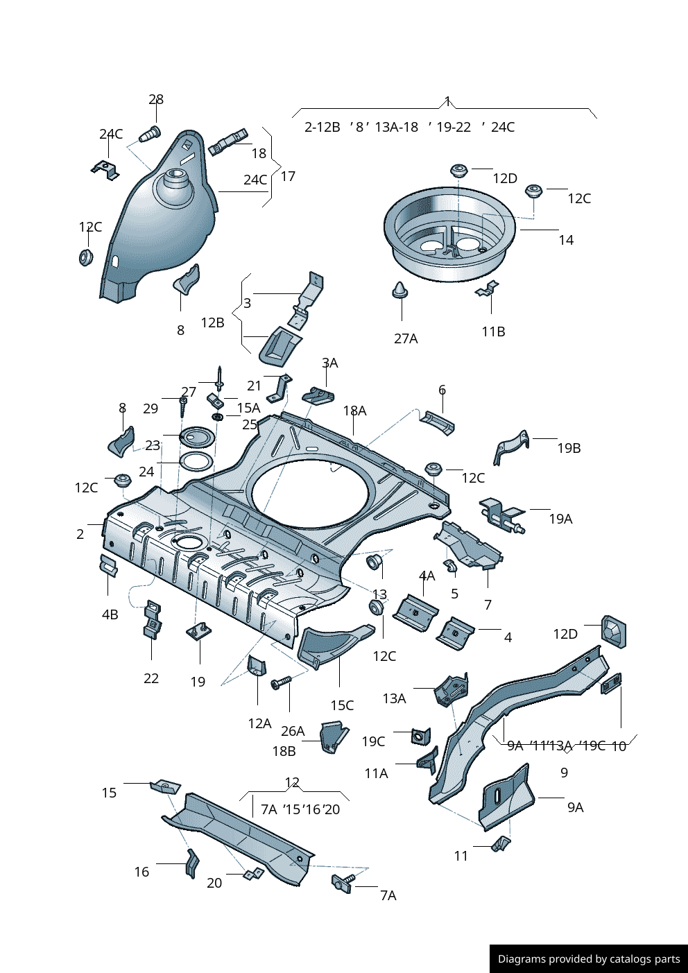Car part diagram