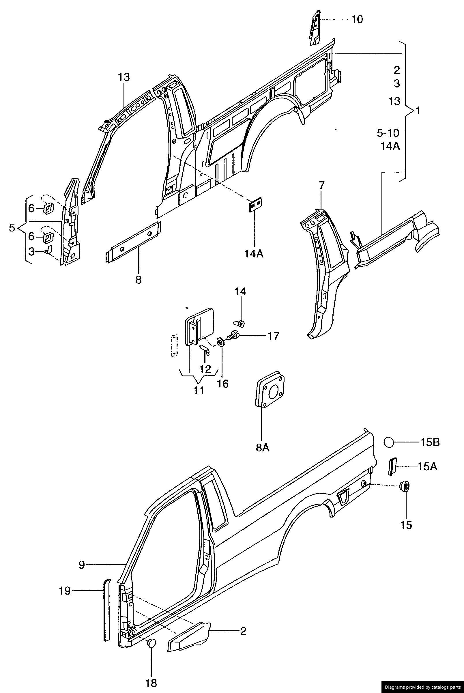 Car part diagram