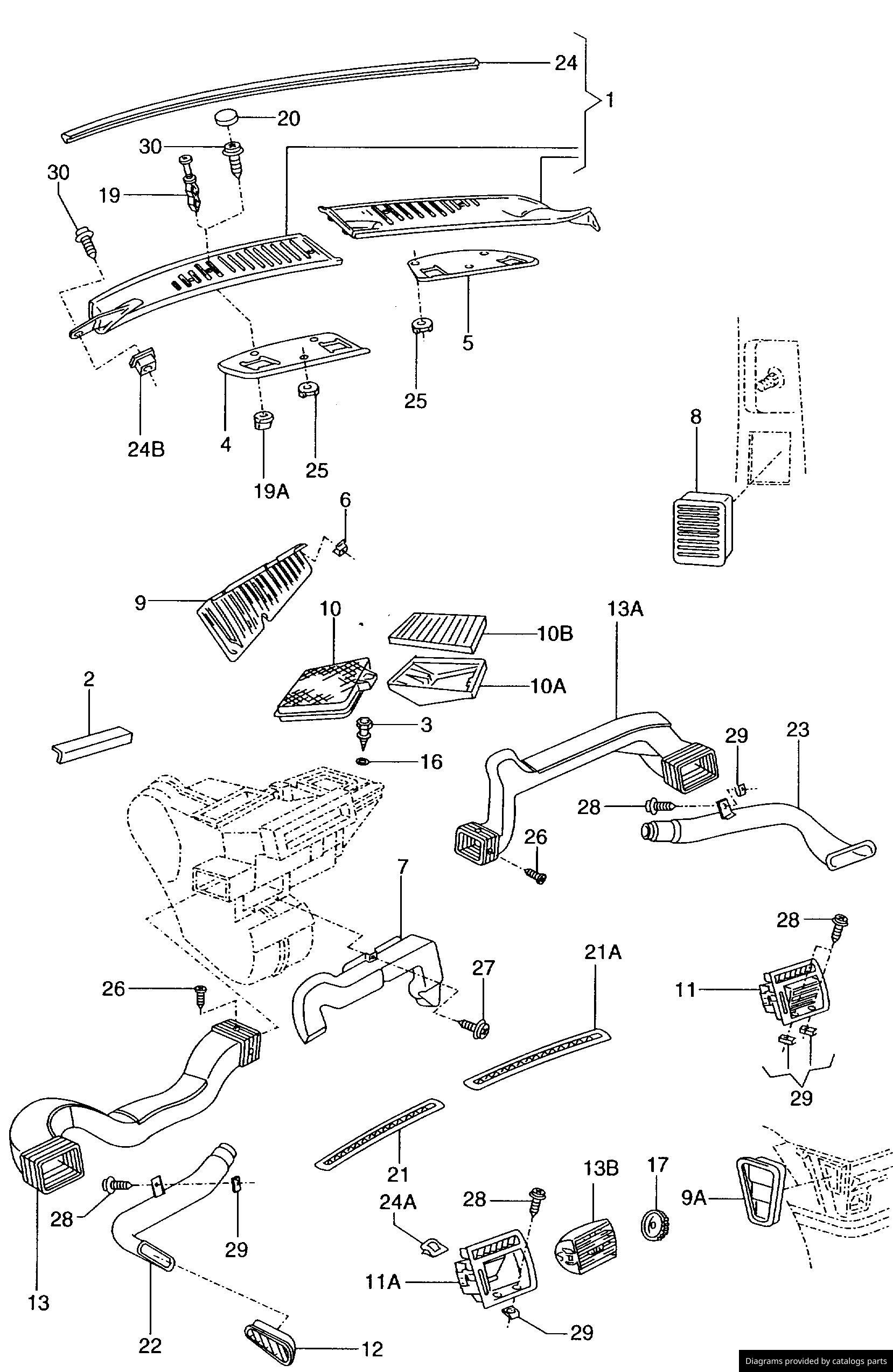 Car part diagram