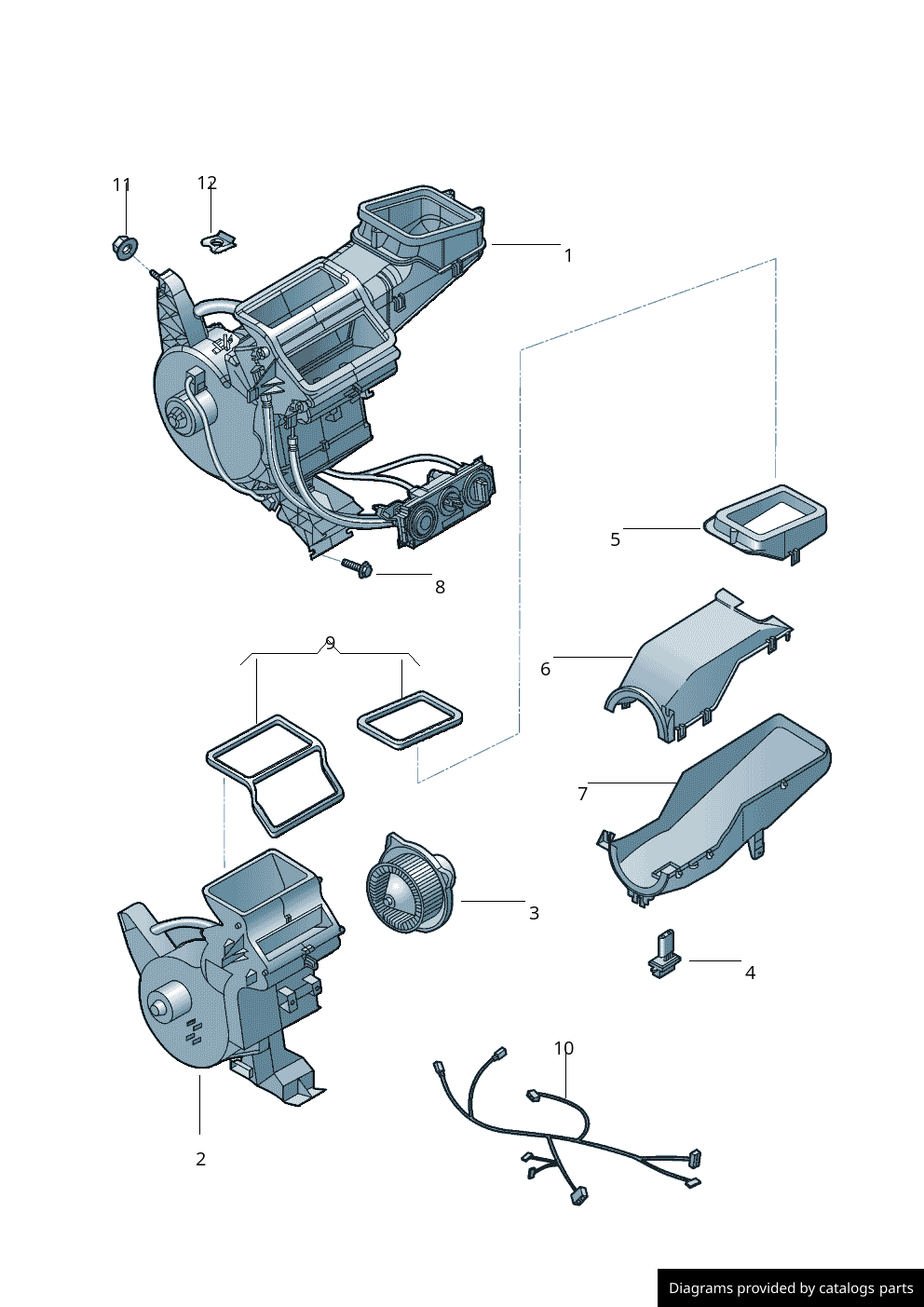 Car part diagram