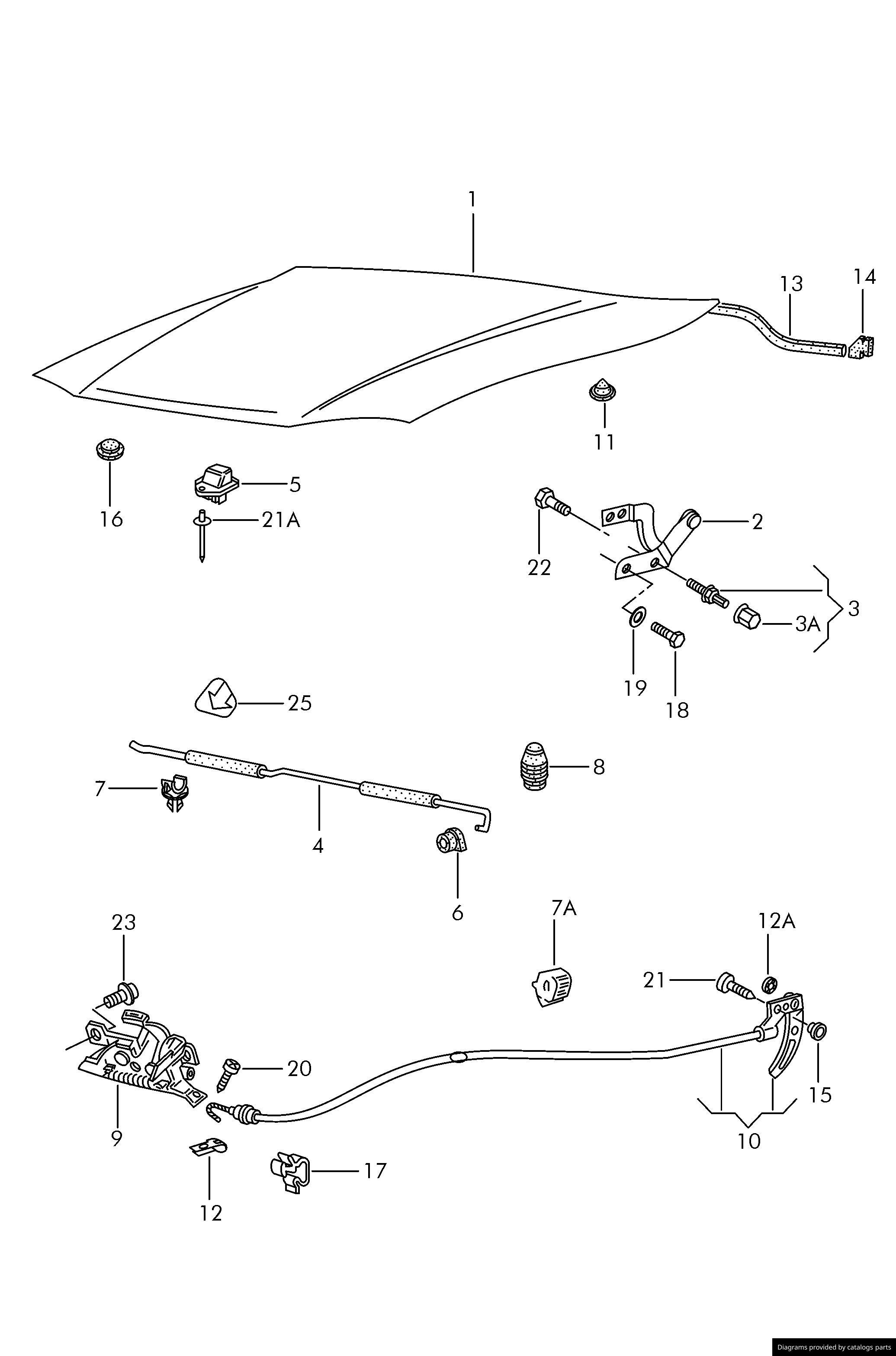 Car part diagram