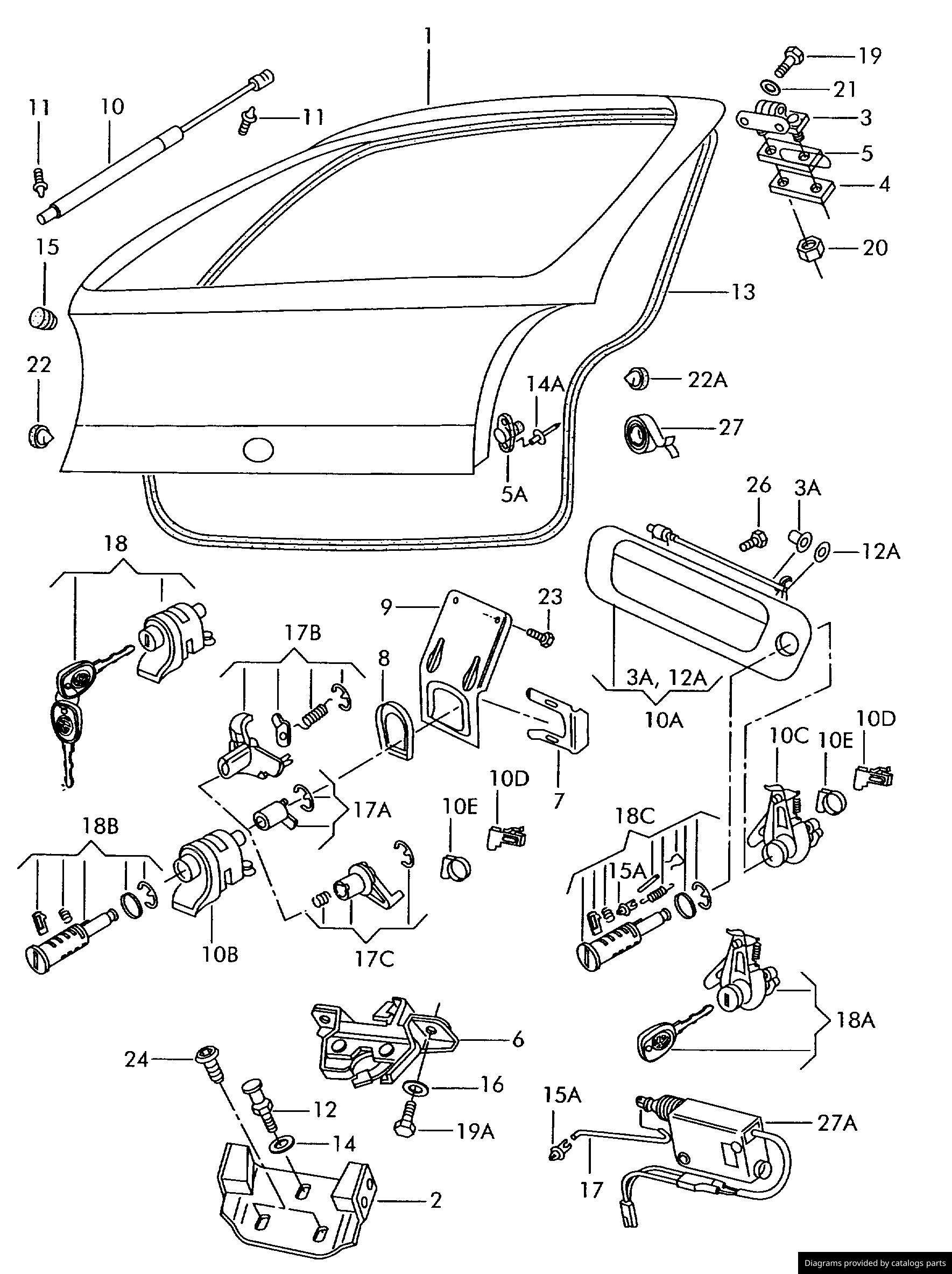 Car part diagram