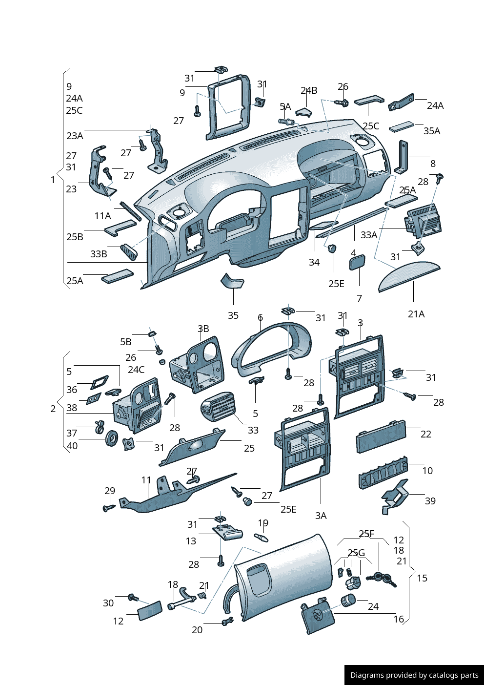 Car part diagram