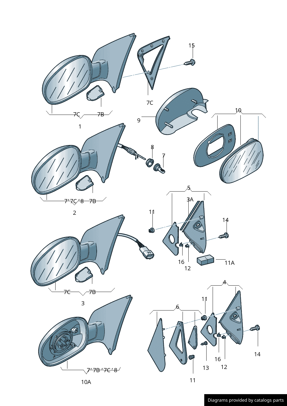 Car part diagram