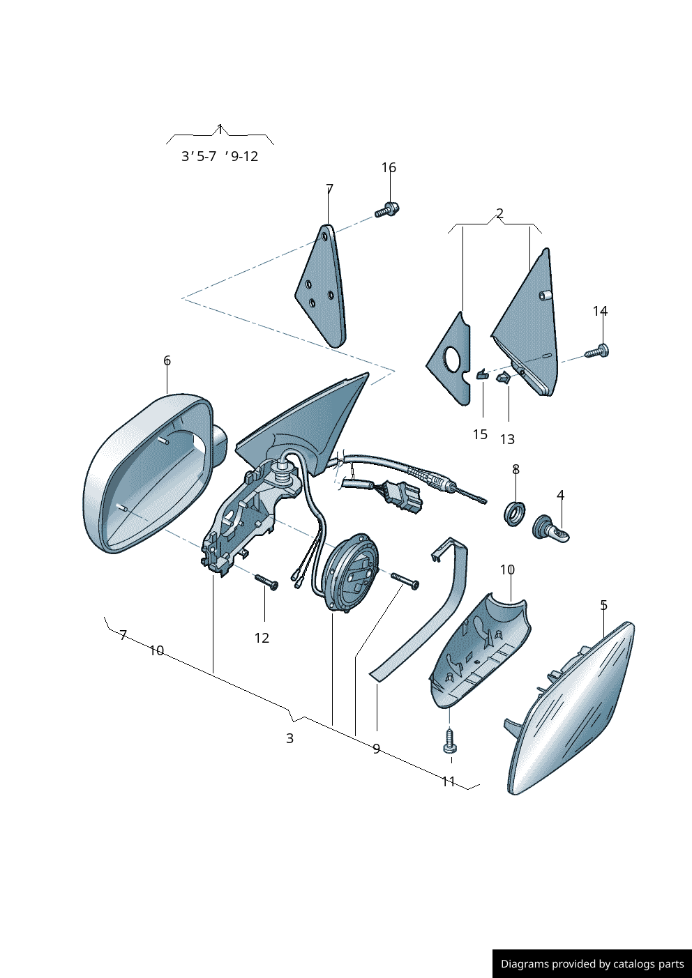 Car part diagram