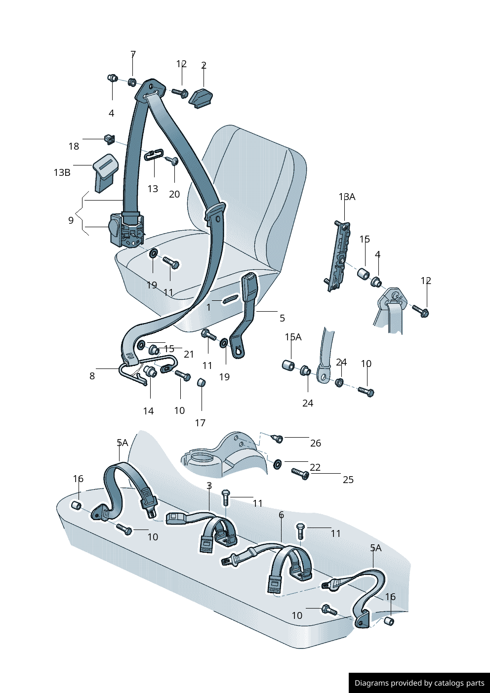 Car part diagram