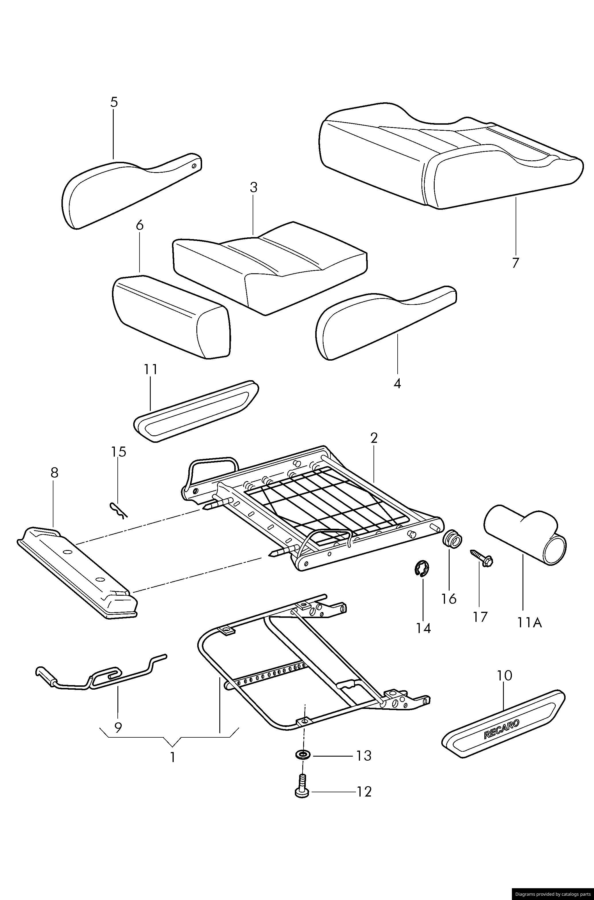 Car part diagram
