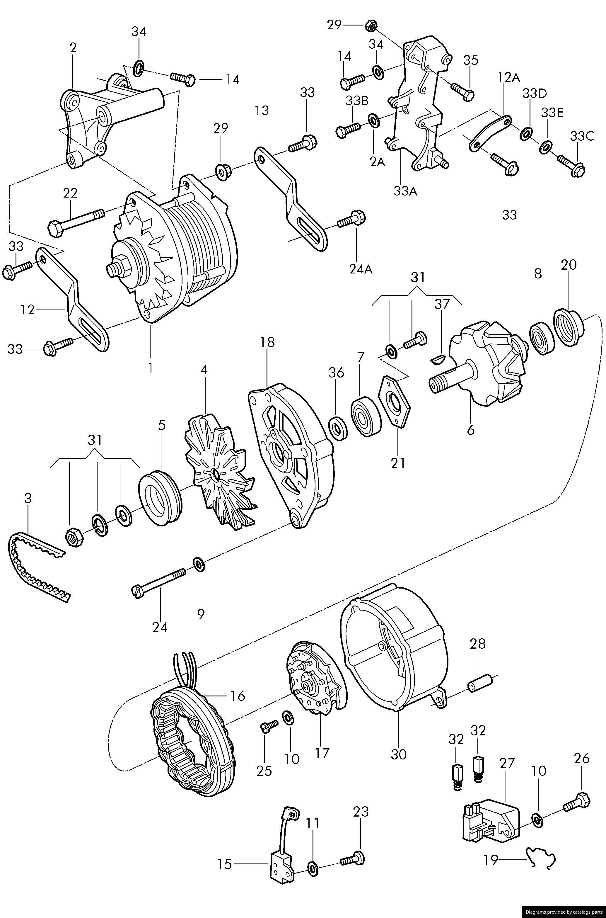 Car part diagram