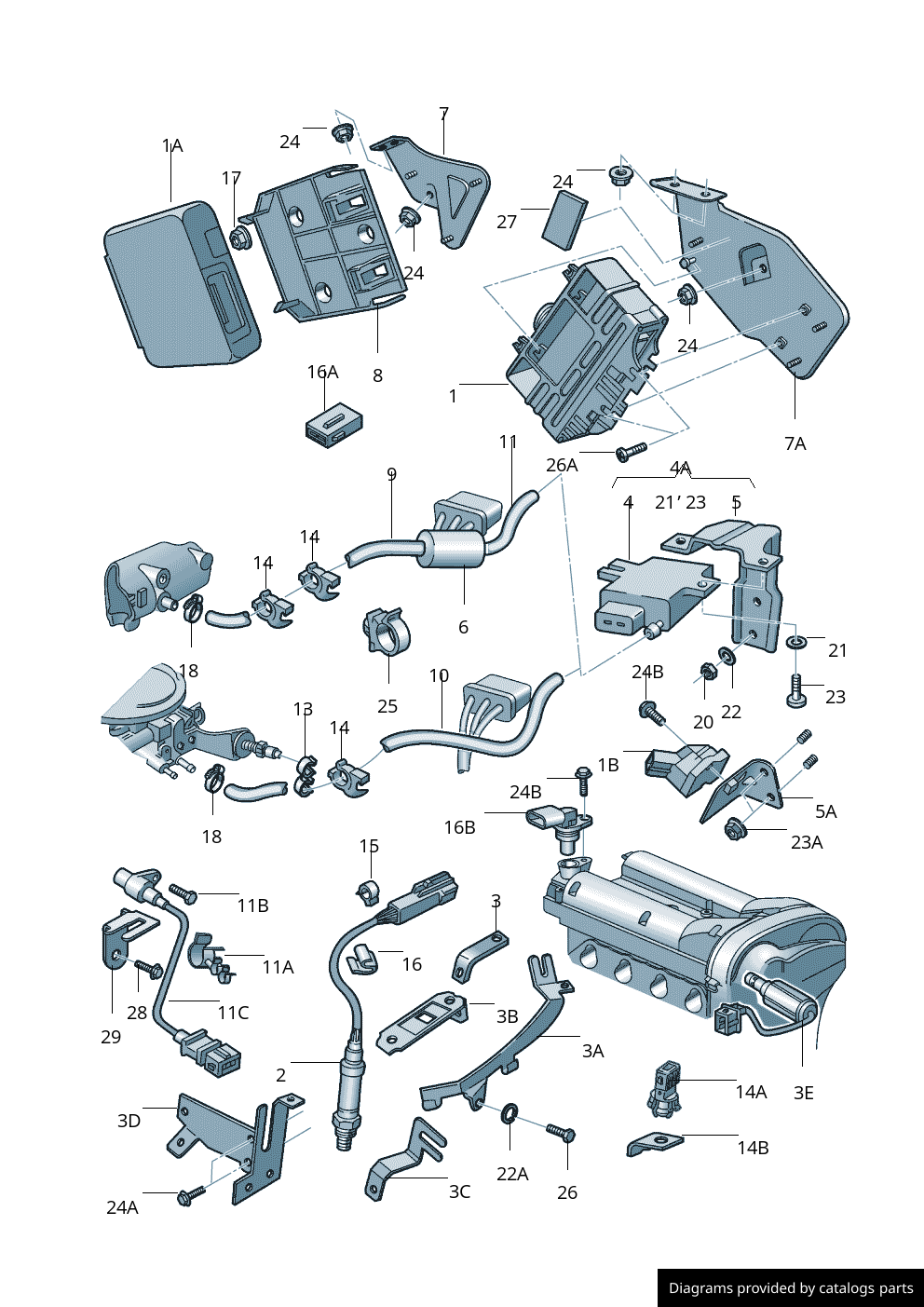 Car part diagram