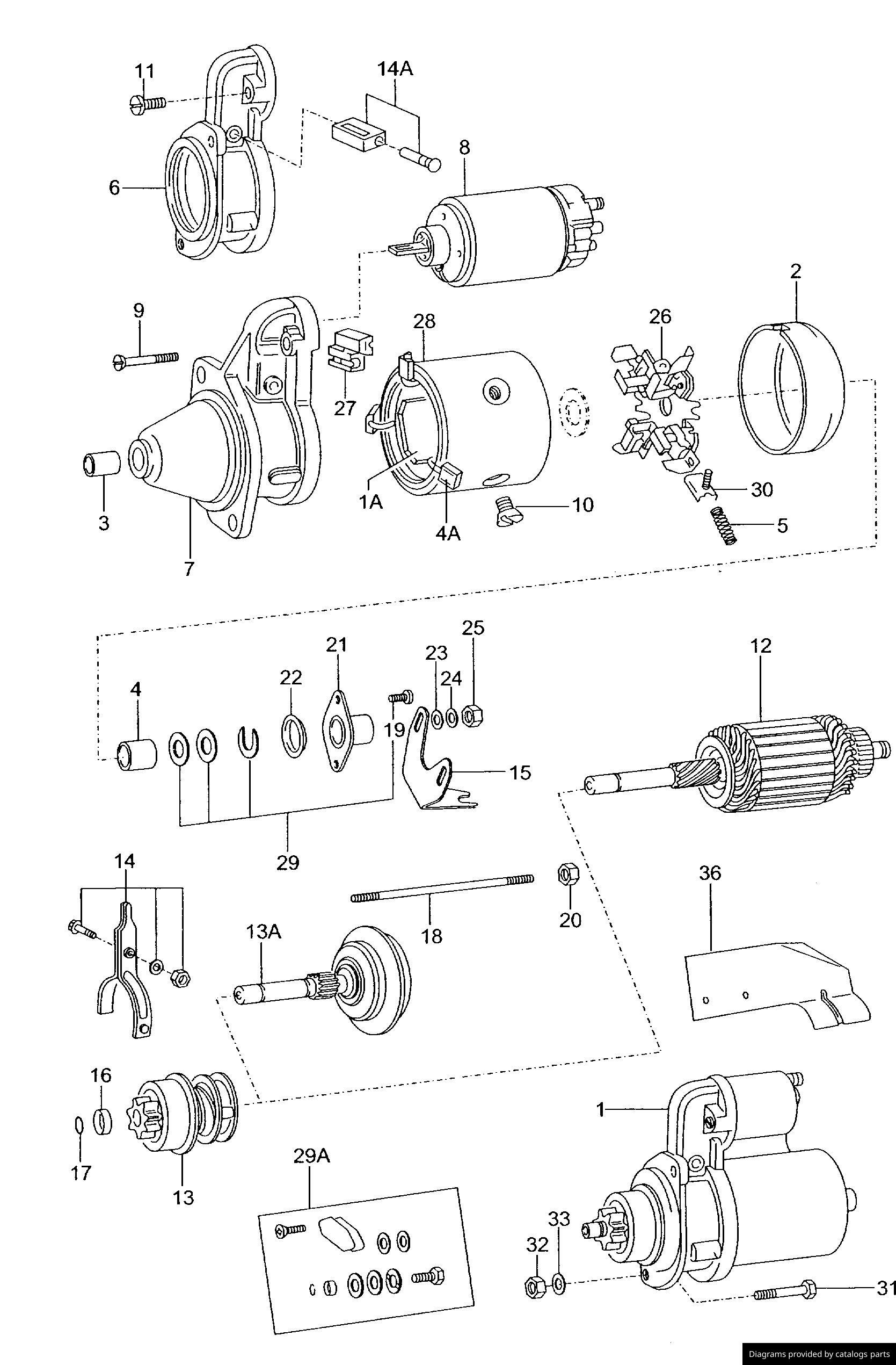 Car part diagram