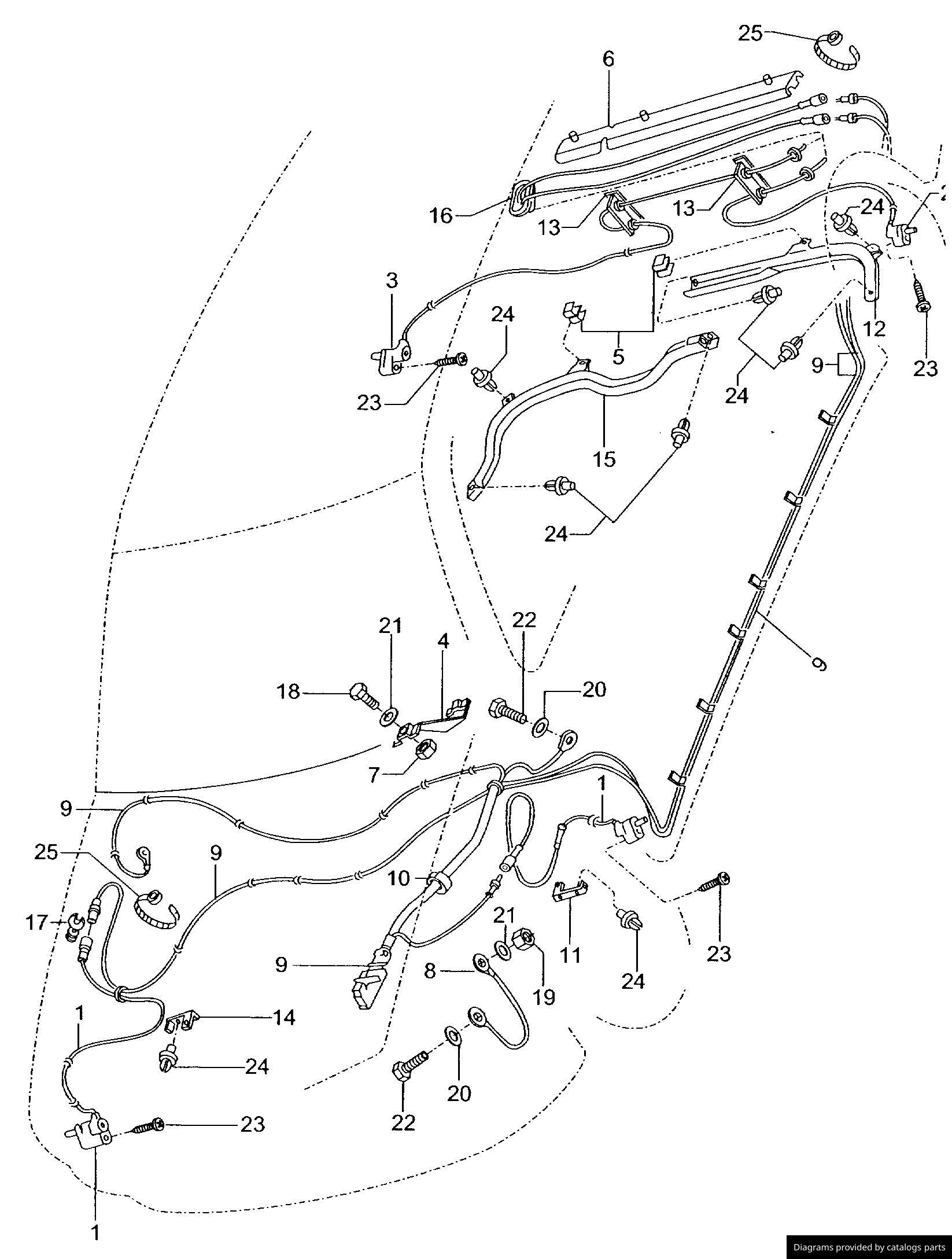 Car part diagram