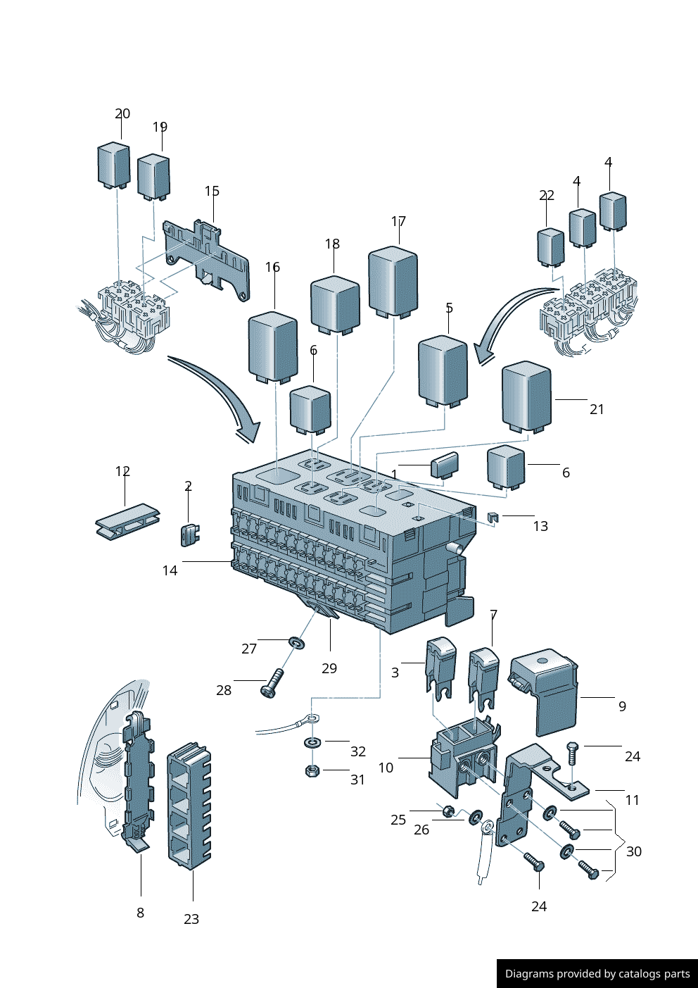 Car part diagram