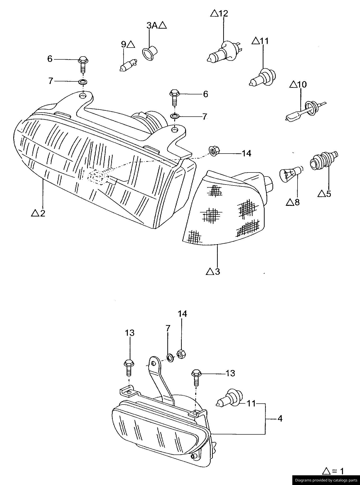 Car part diagram