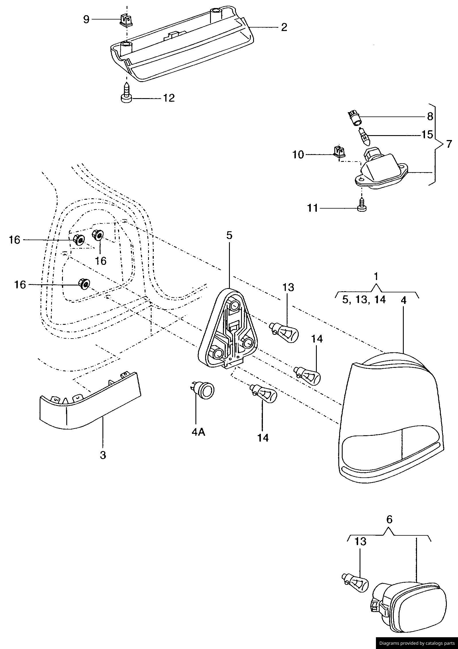 Car part diagram