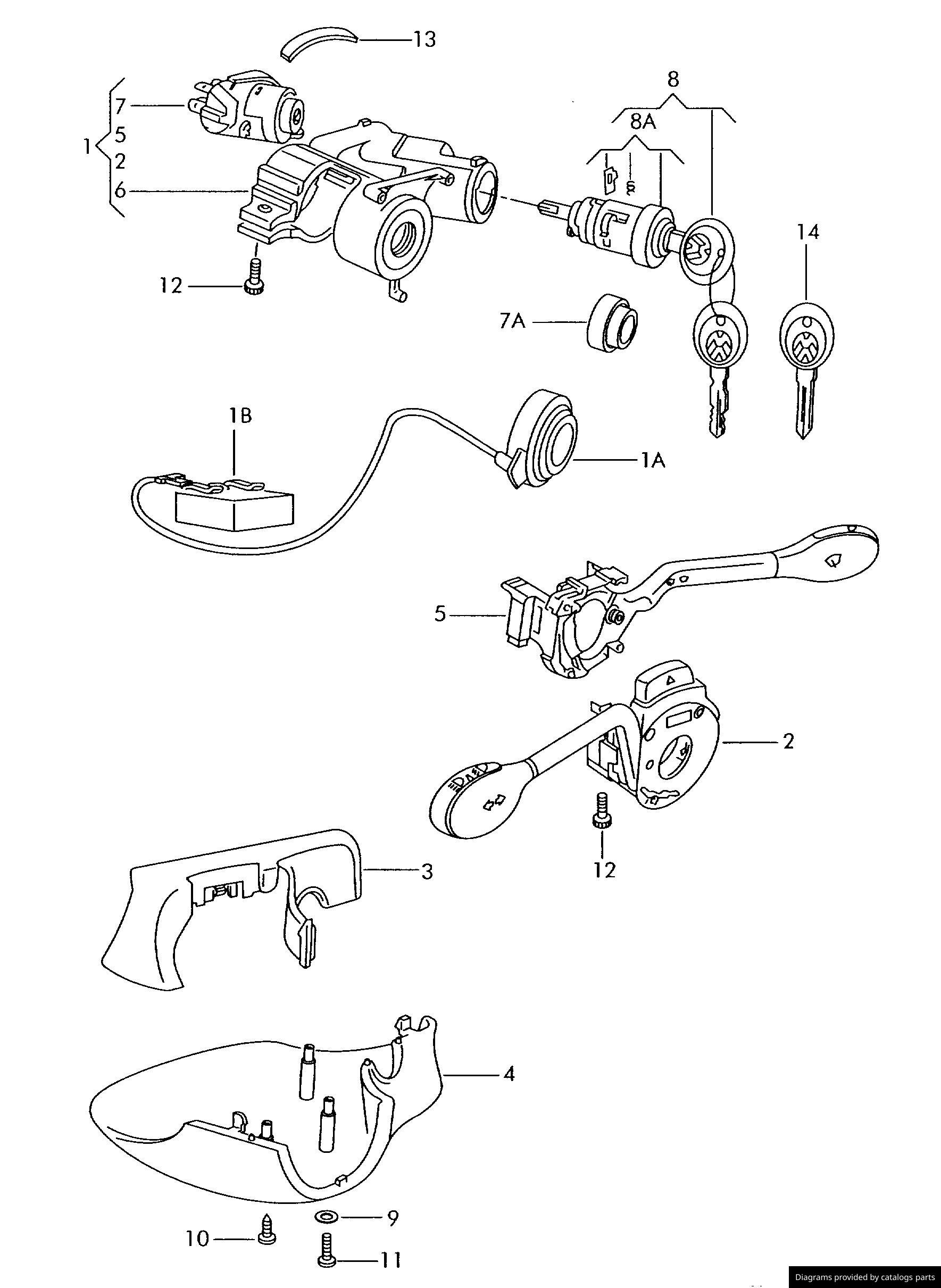 Car part diagram