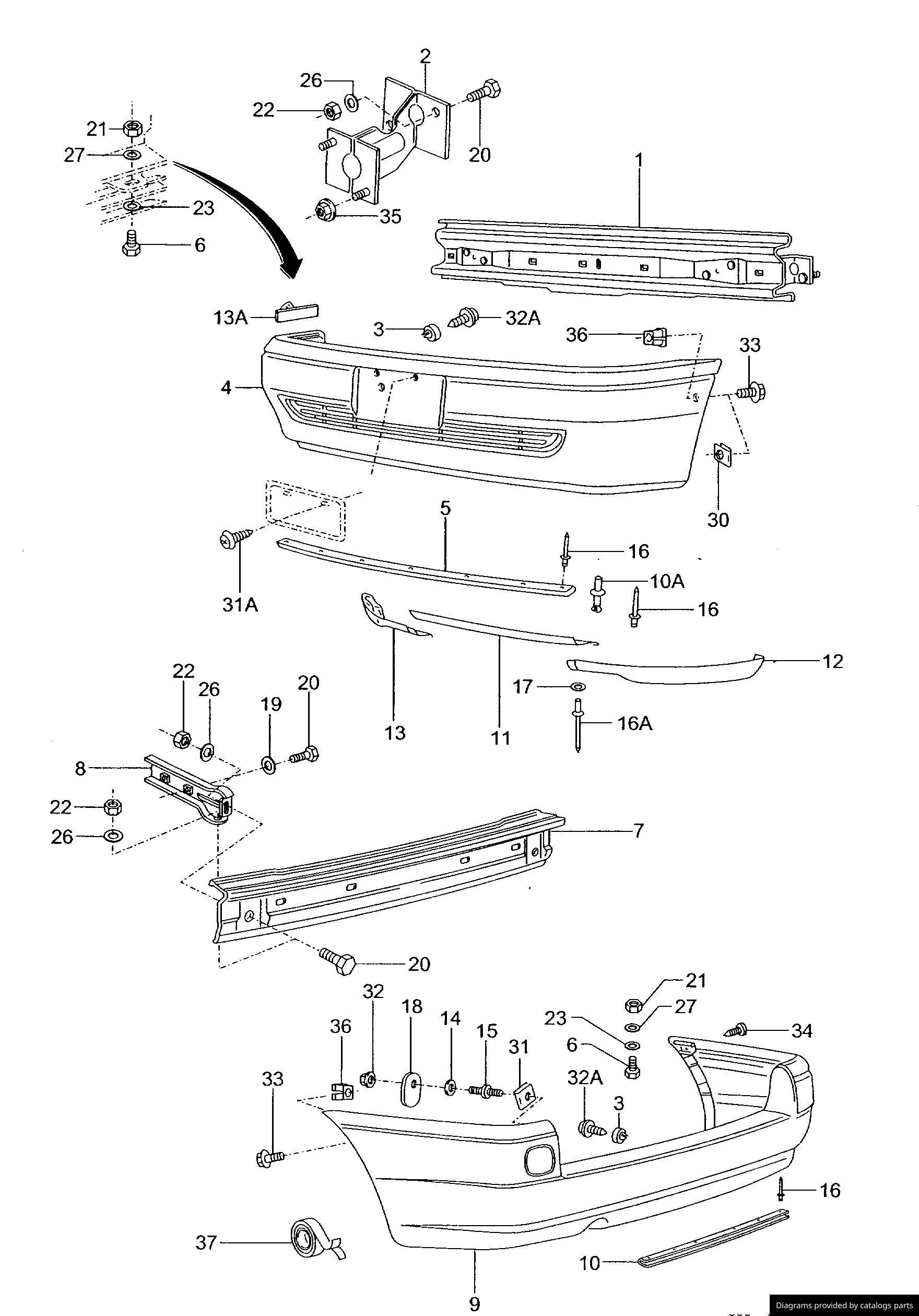Car part diagram