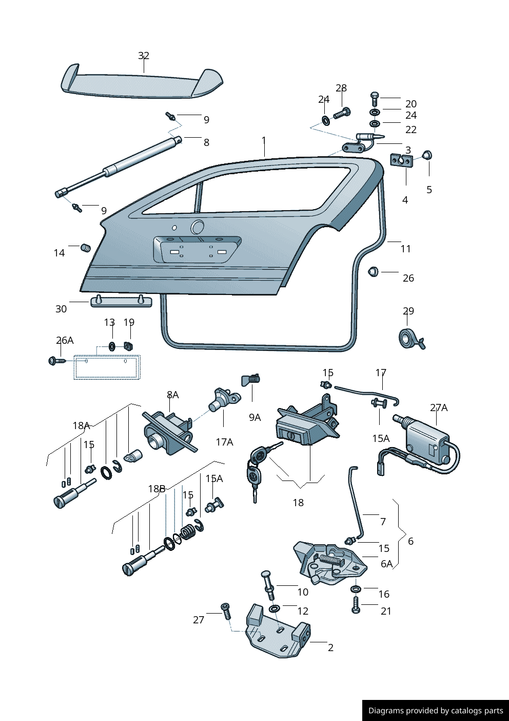 Car part diagram