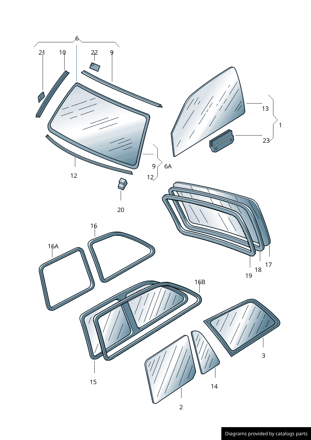 Car part diagram