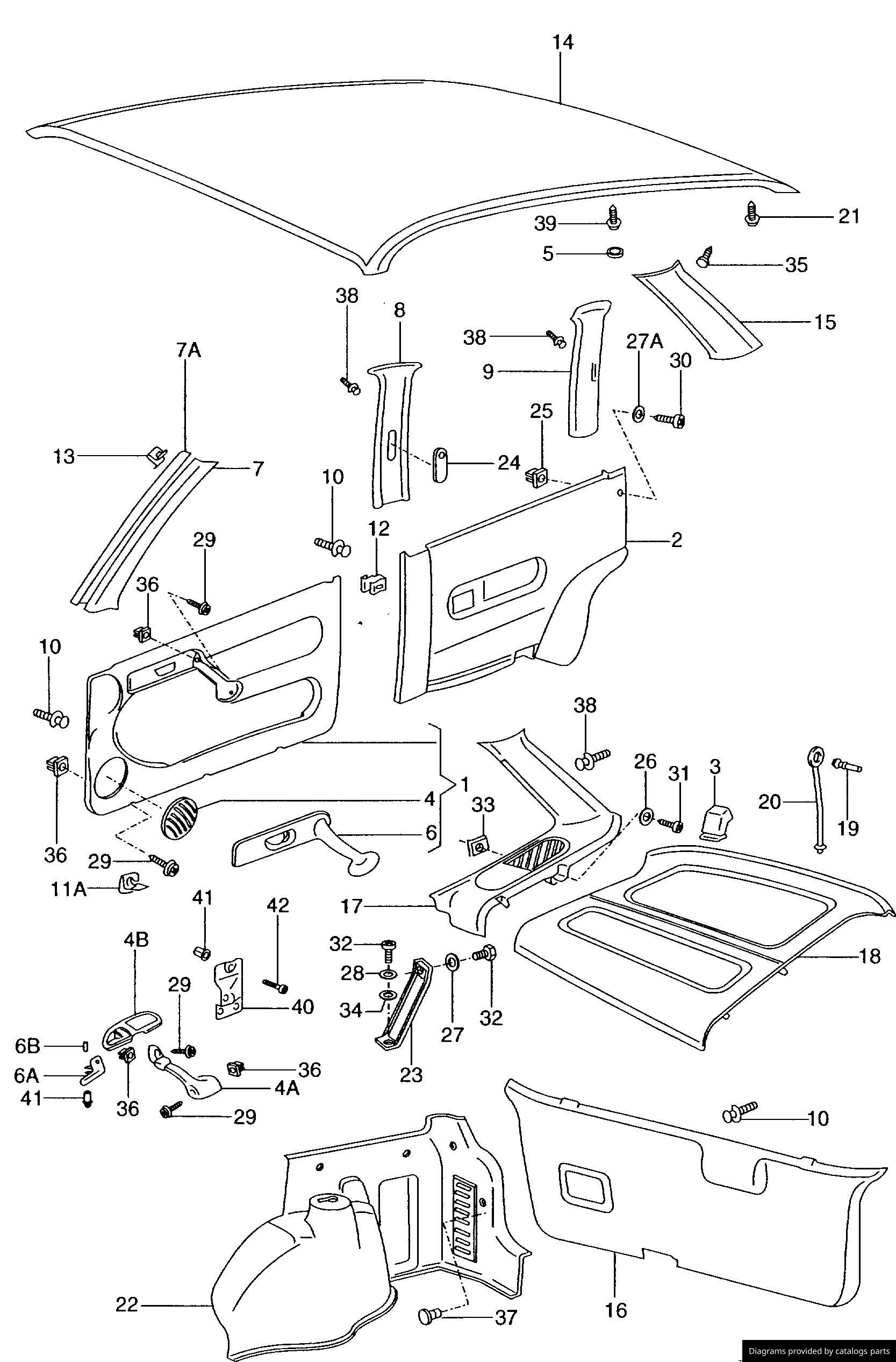 Car part diagram