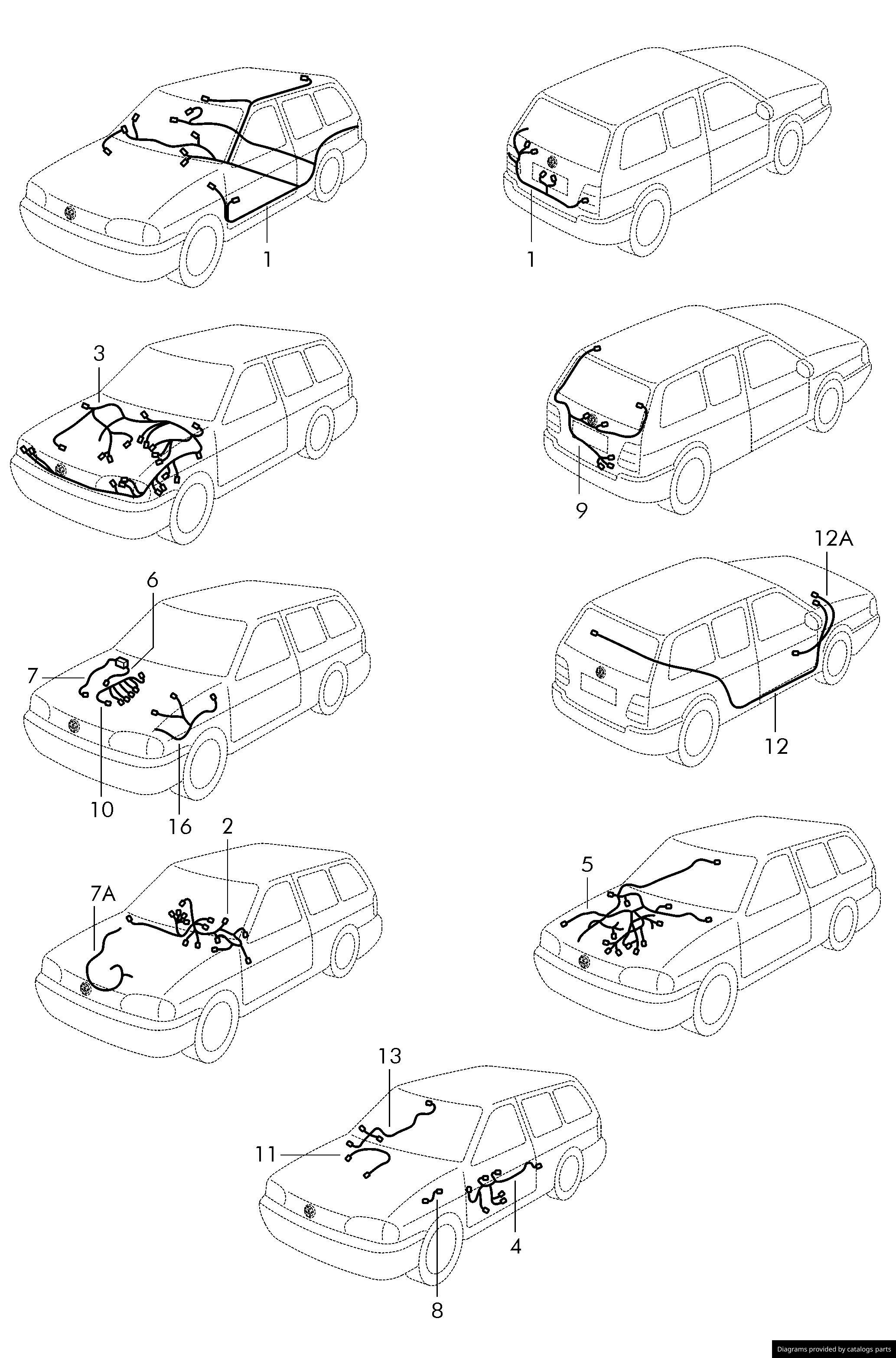 Car part diagram