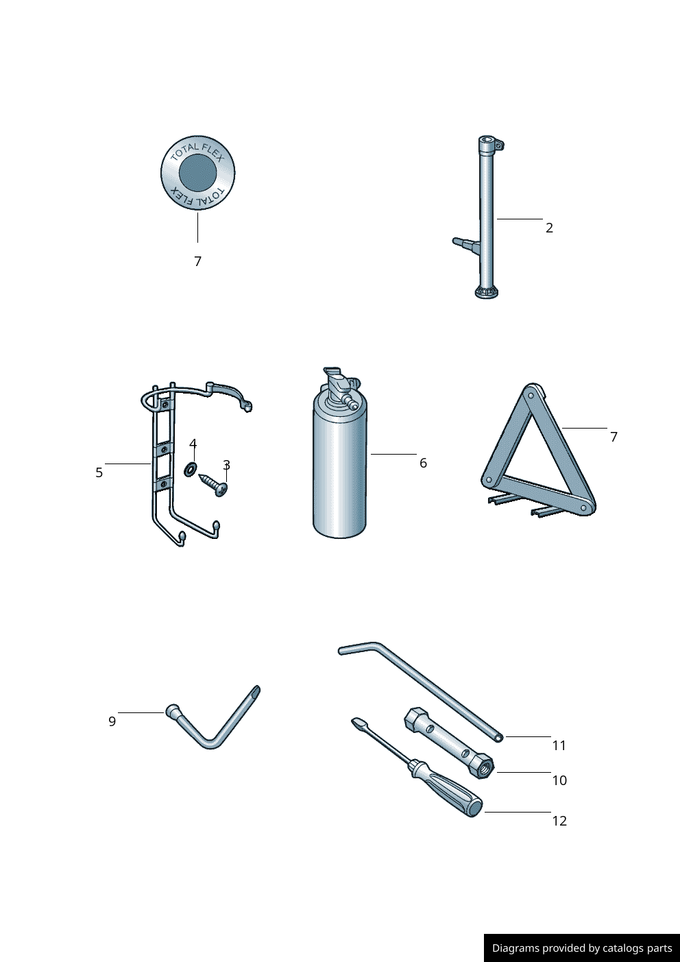 Car part diagram