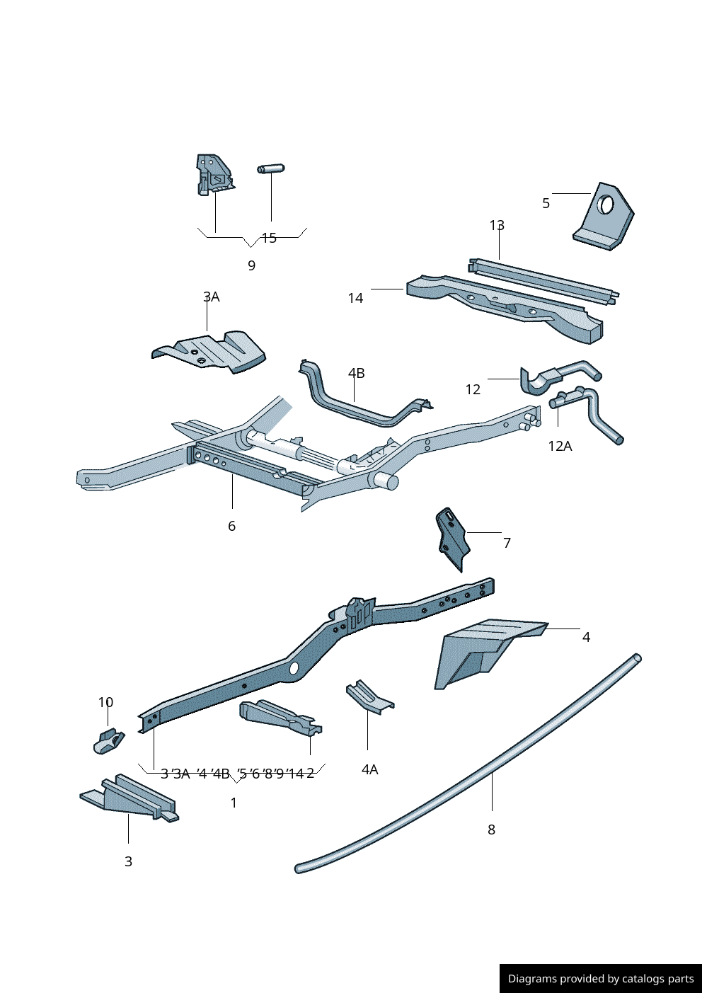 Car part diagram