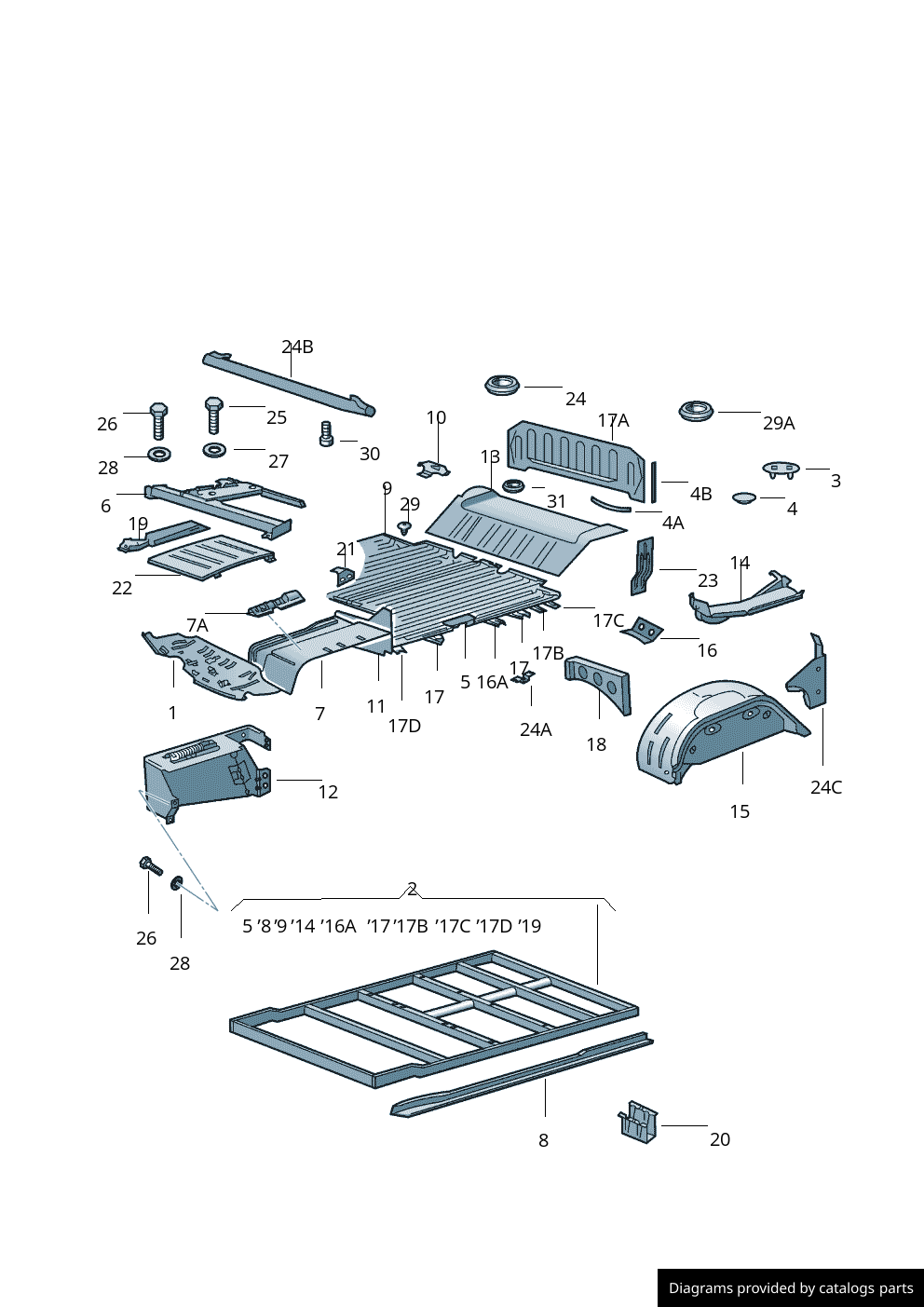 Car part diagram
