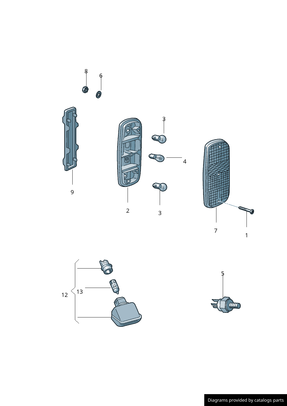 Car part diagram
