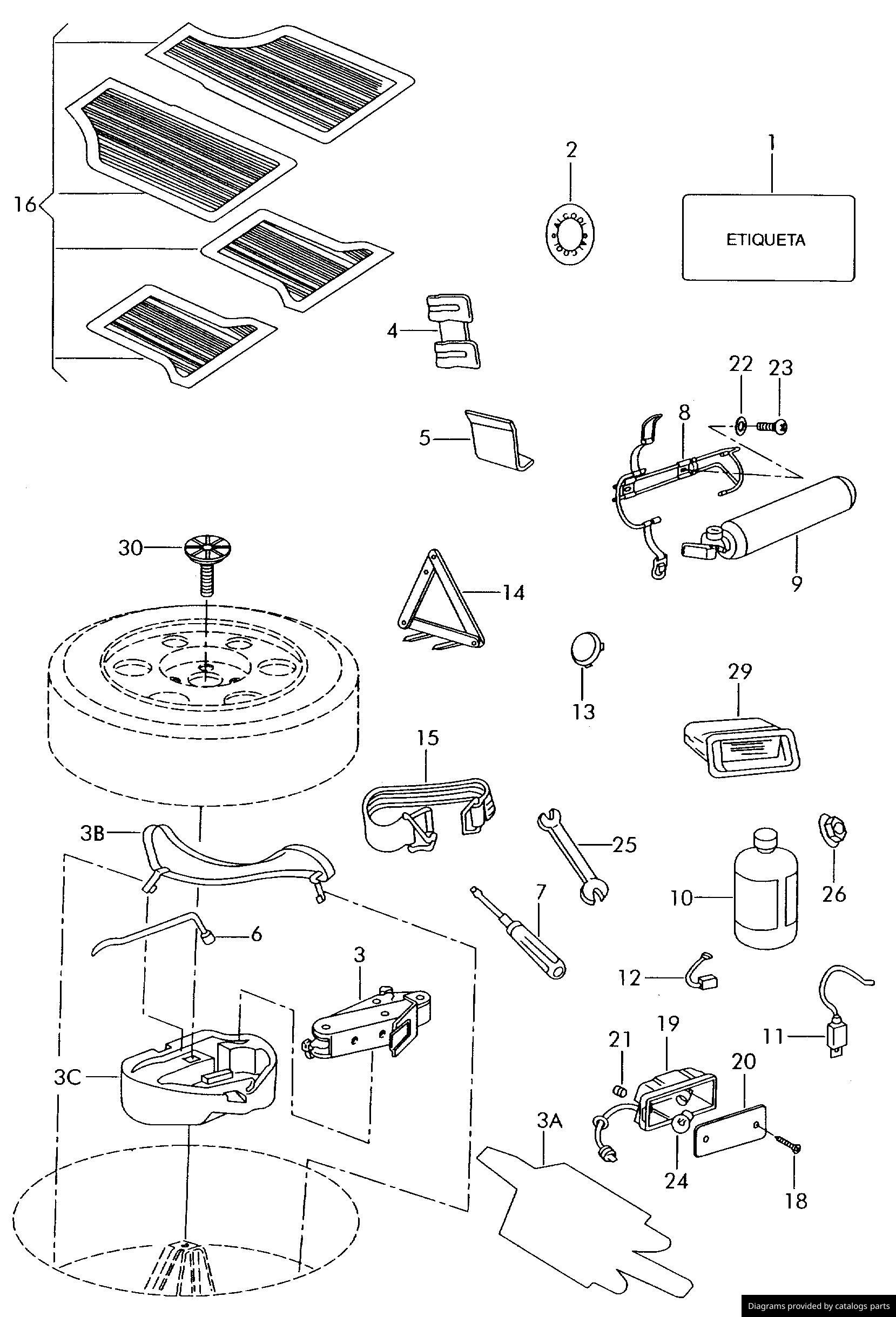 Car part diagram