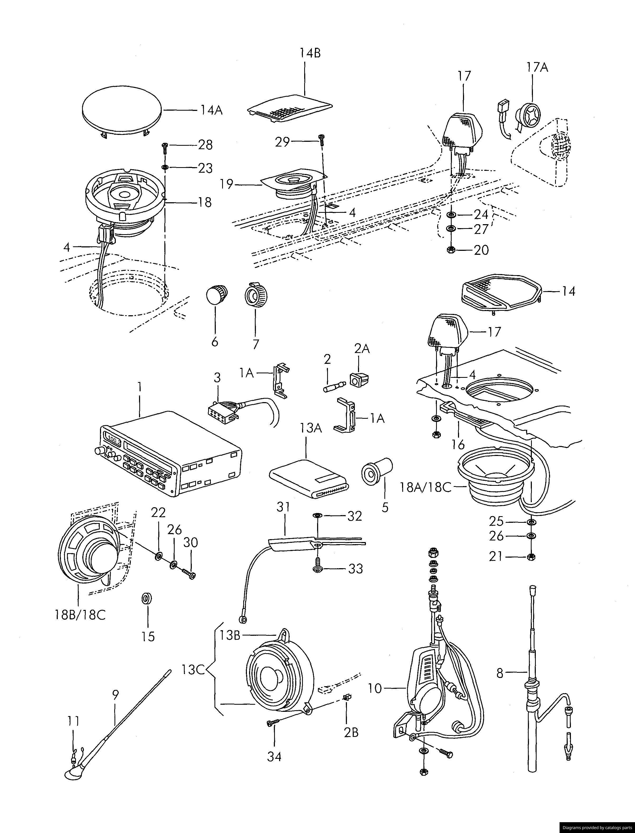 Car part diagram