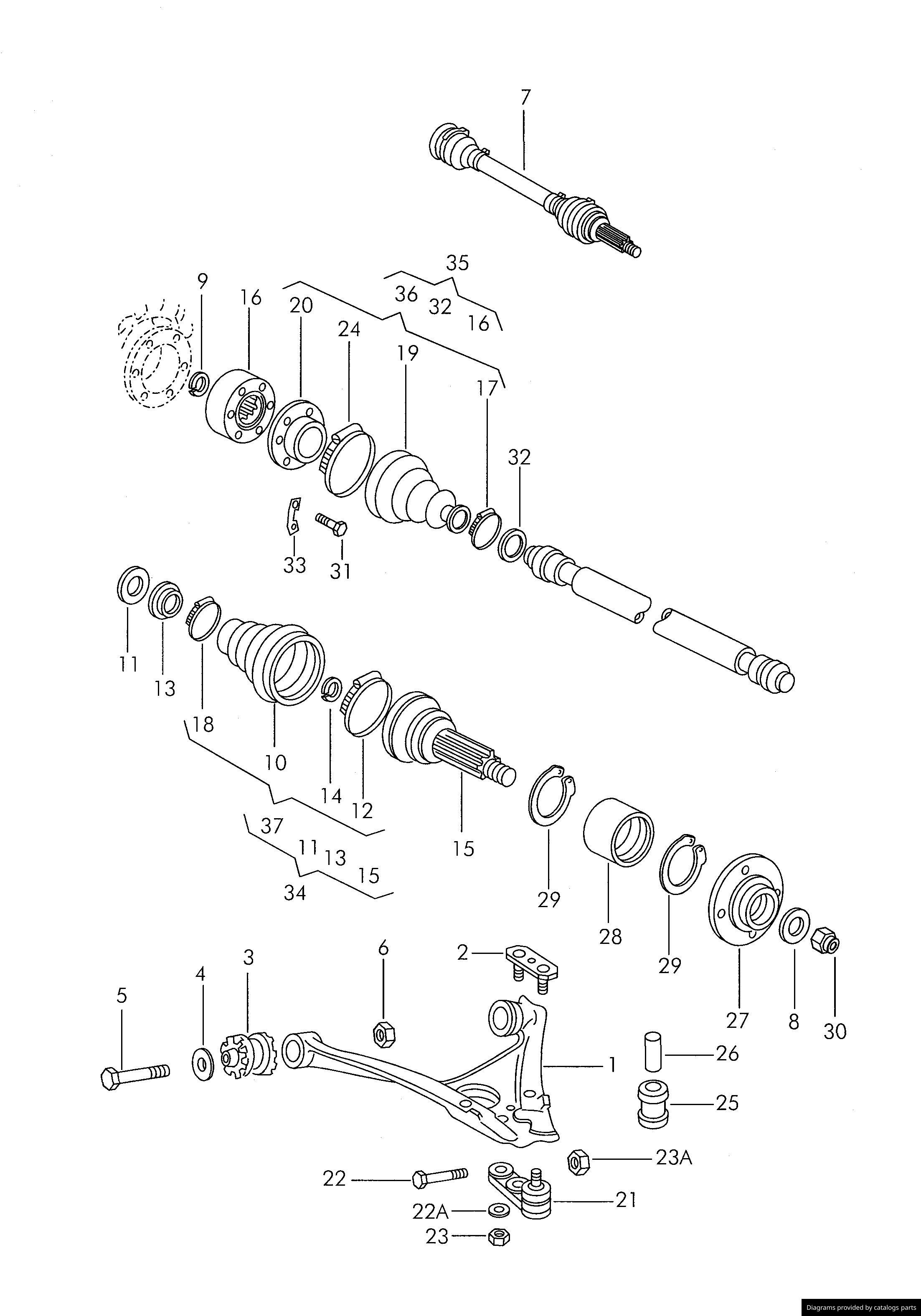 Car part diagram