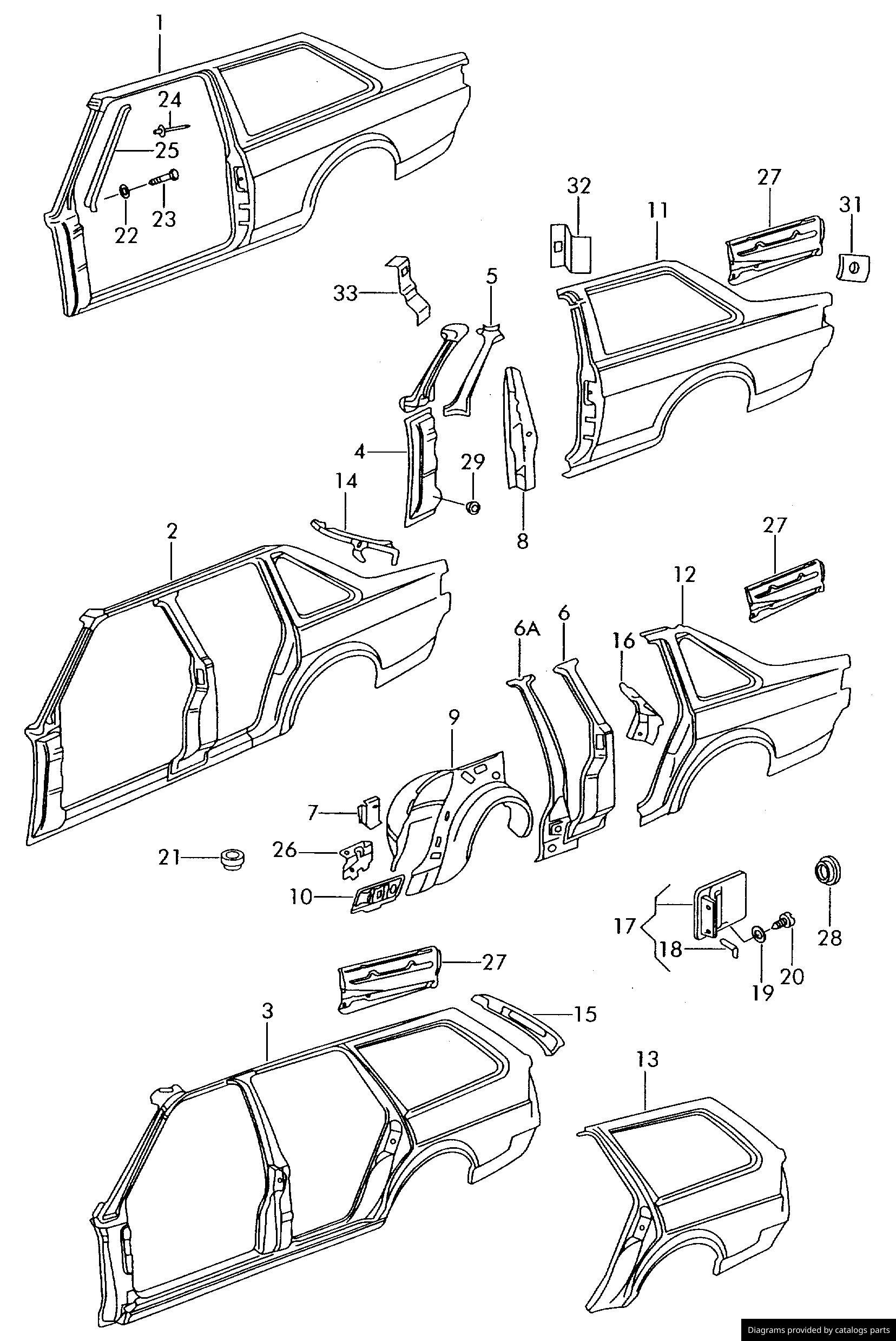 Car part diagram