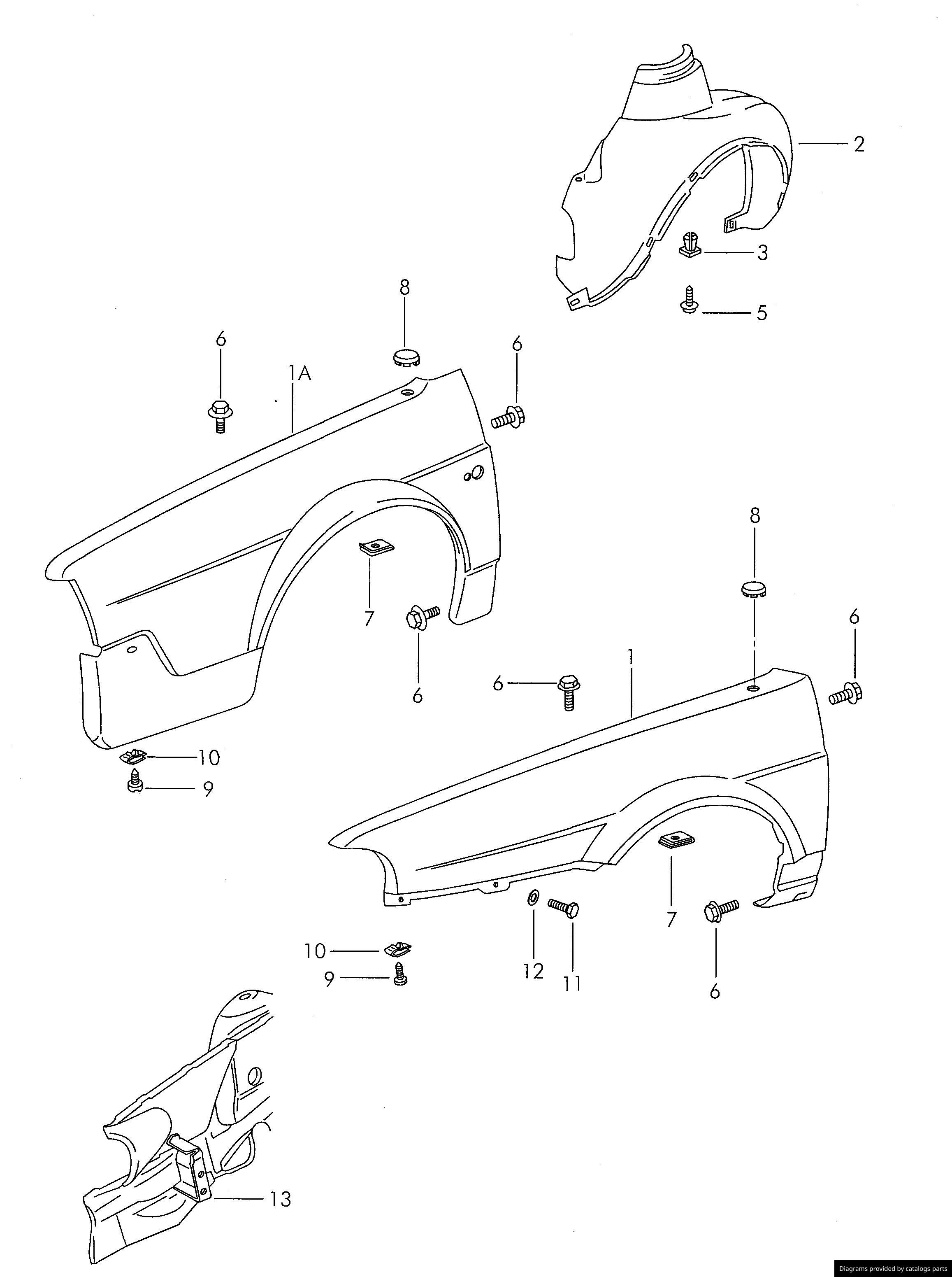 Car part diagram