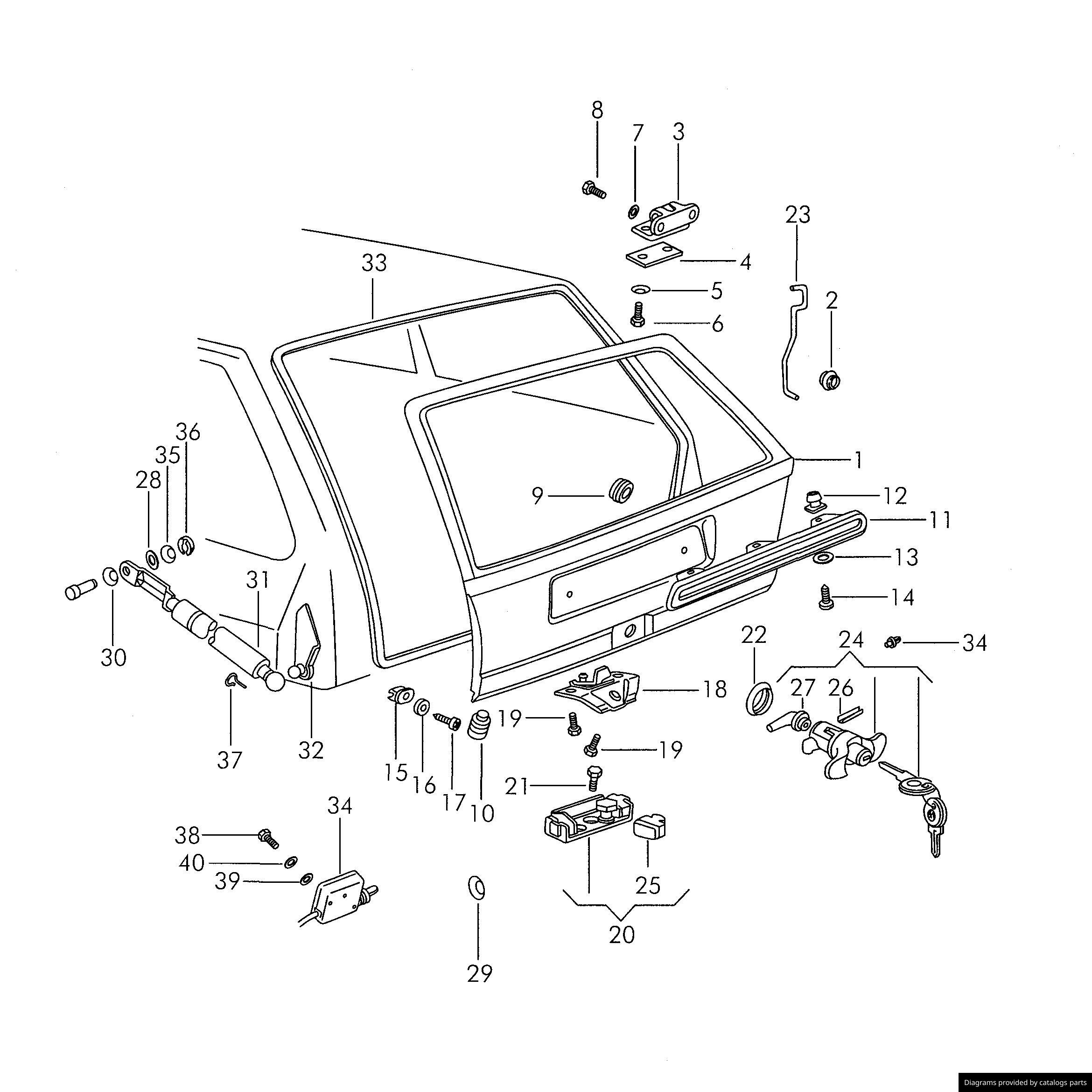 Car part diagram