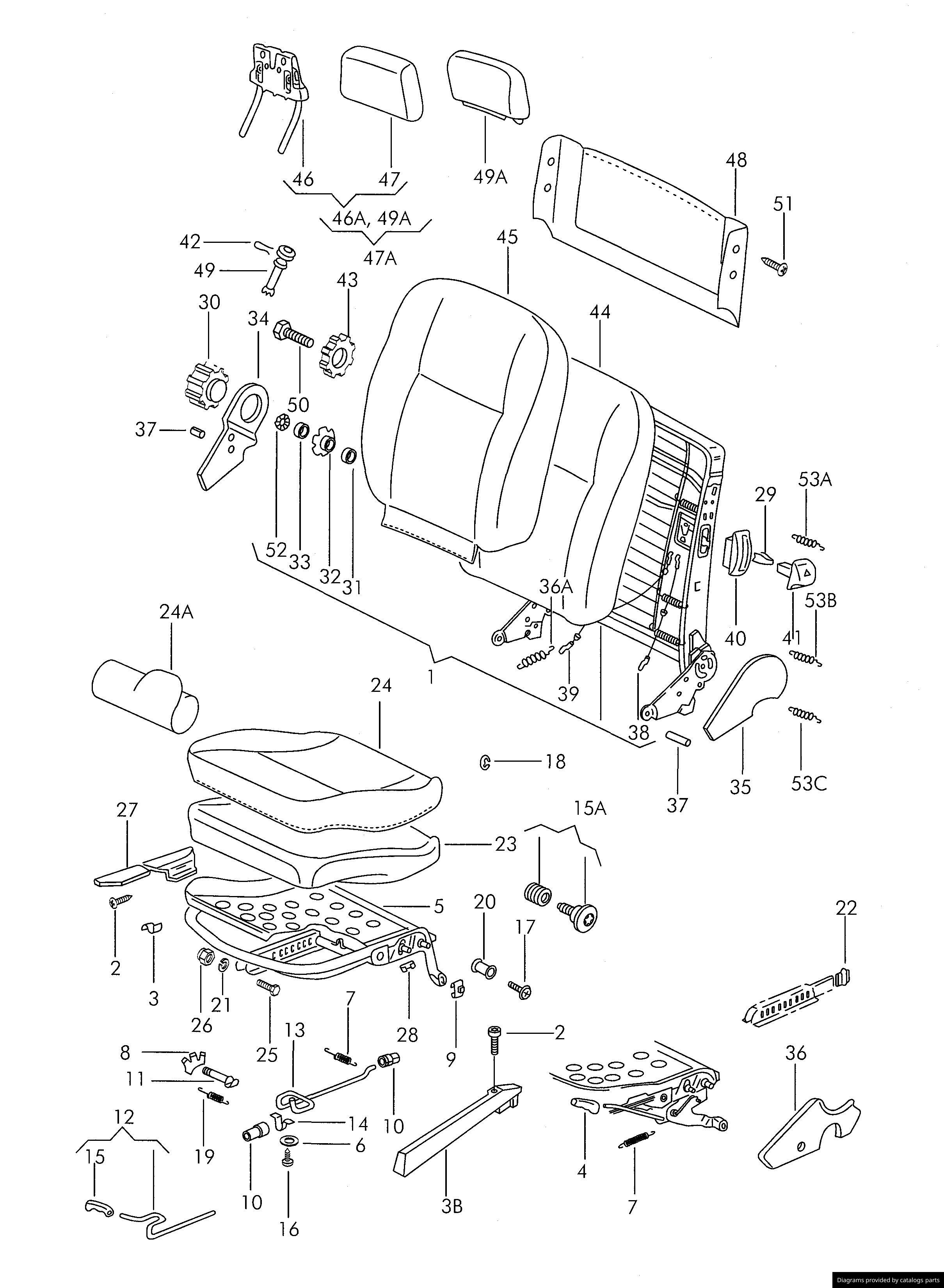 Car part diagram
