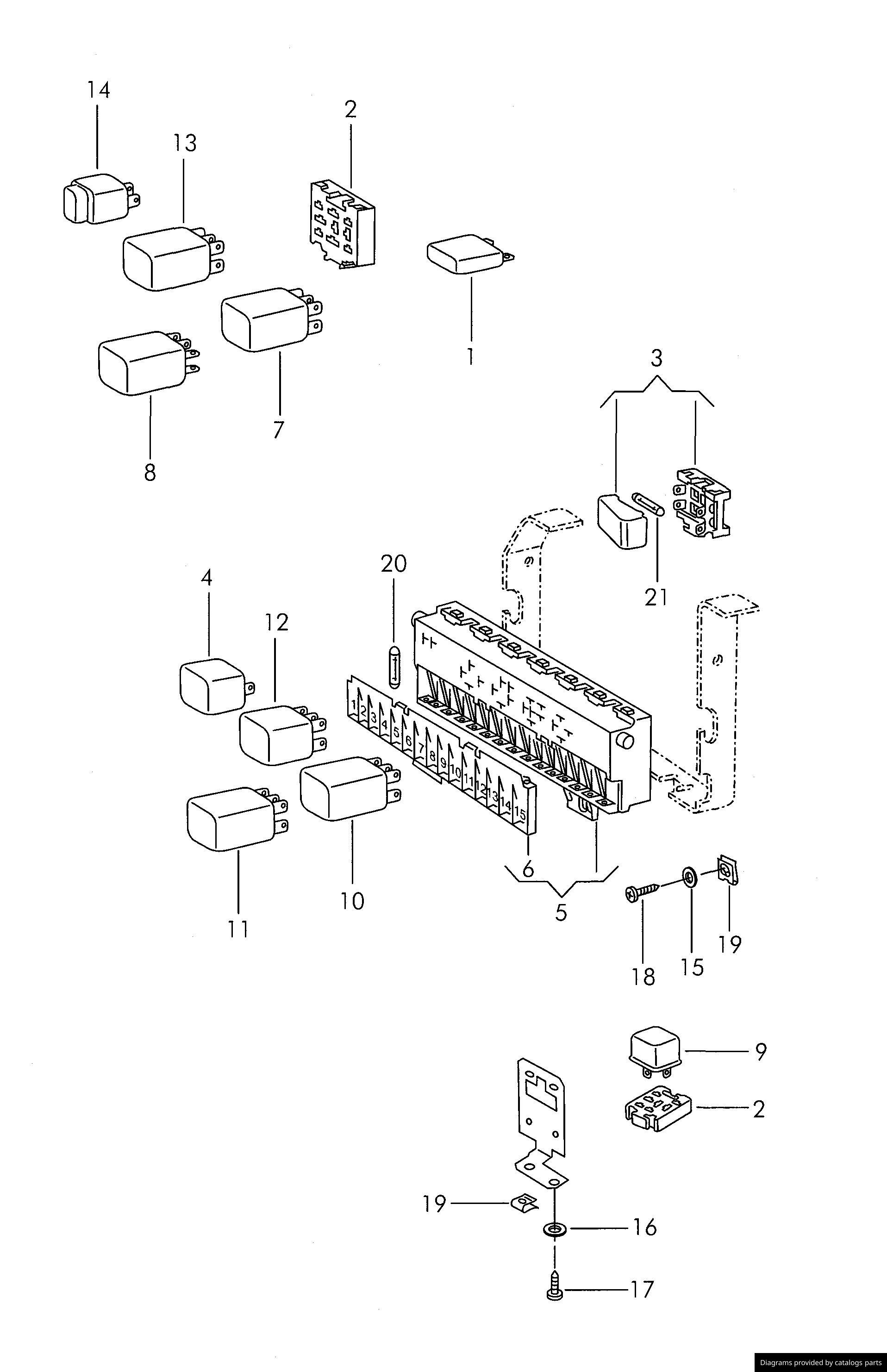 Car part diagram