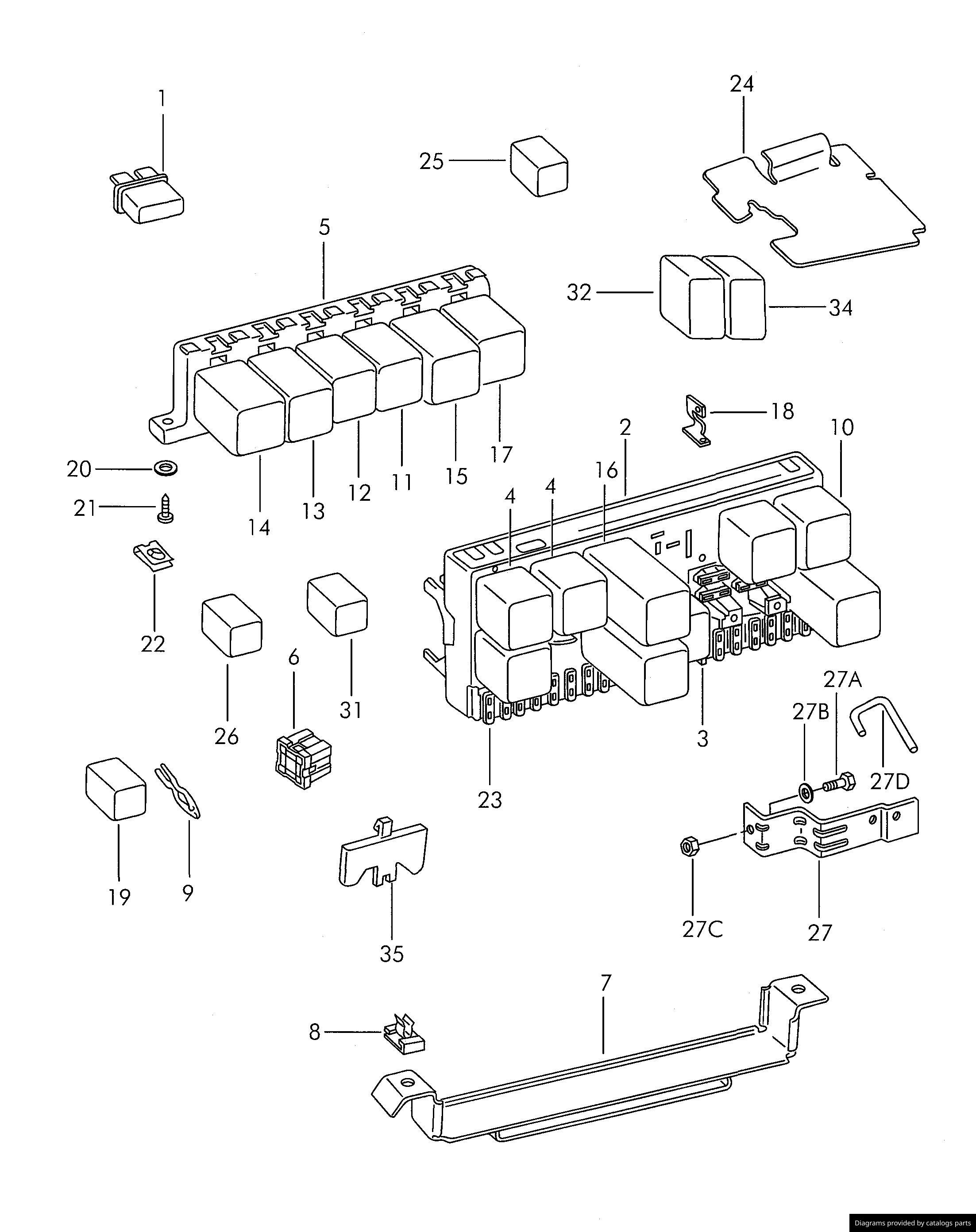 Car part diagram