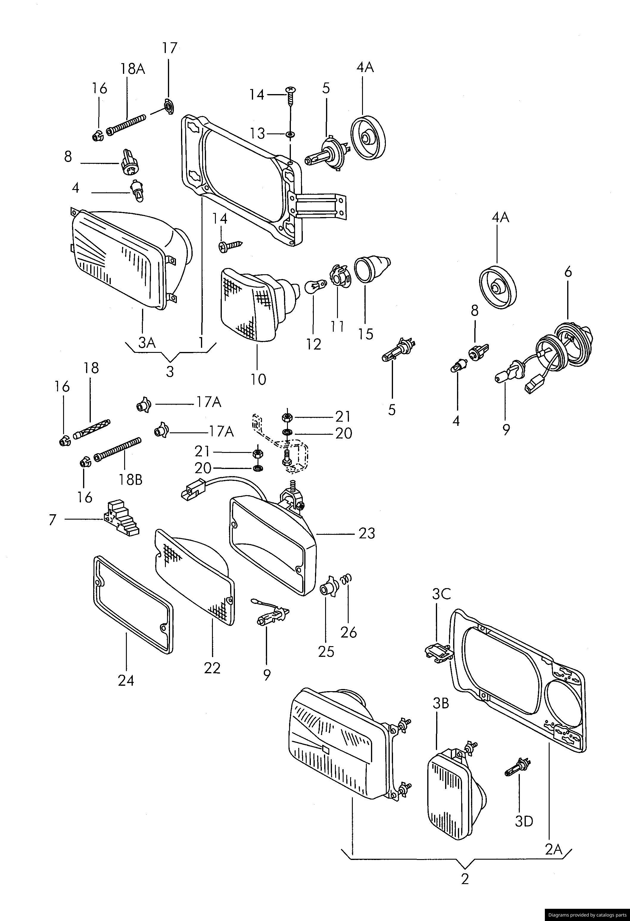 Car part diagram