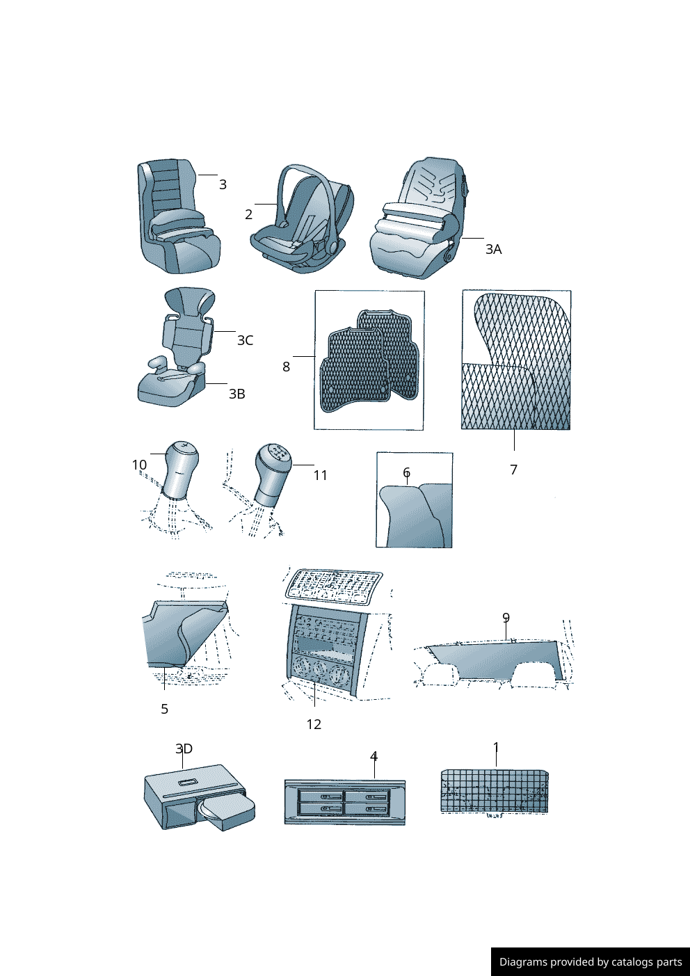Car part diagram