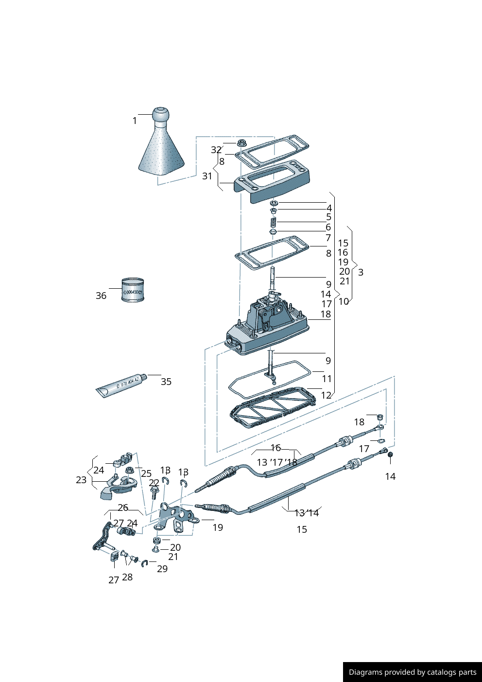 Car part diagram