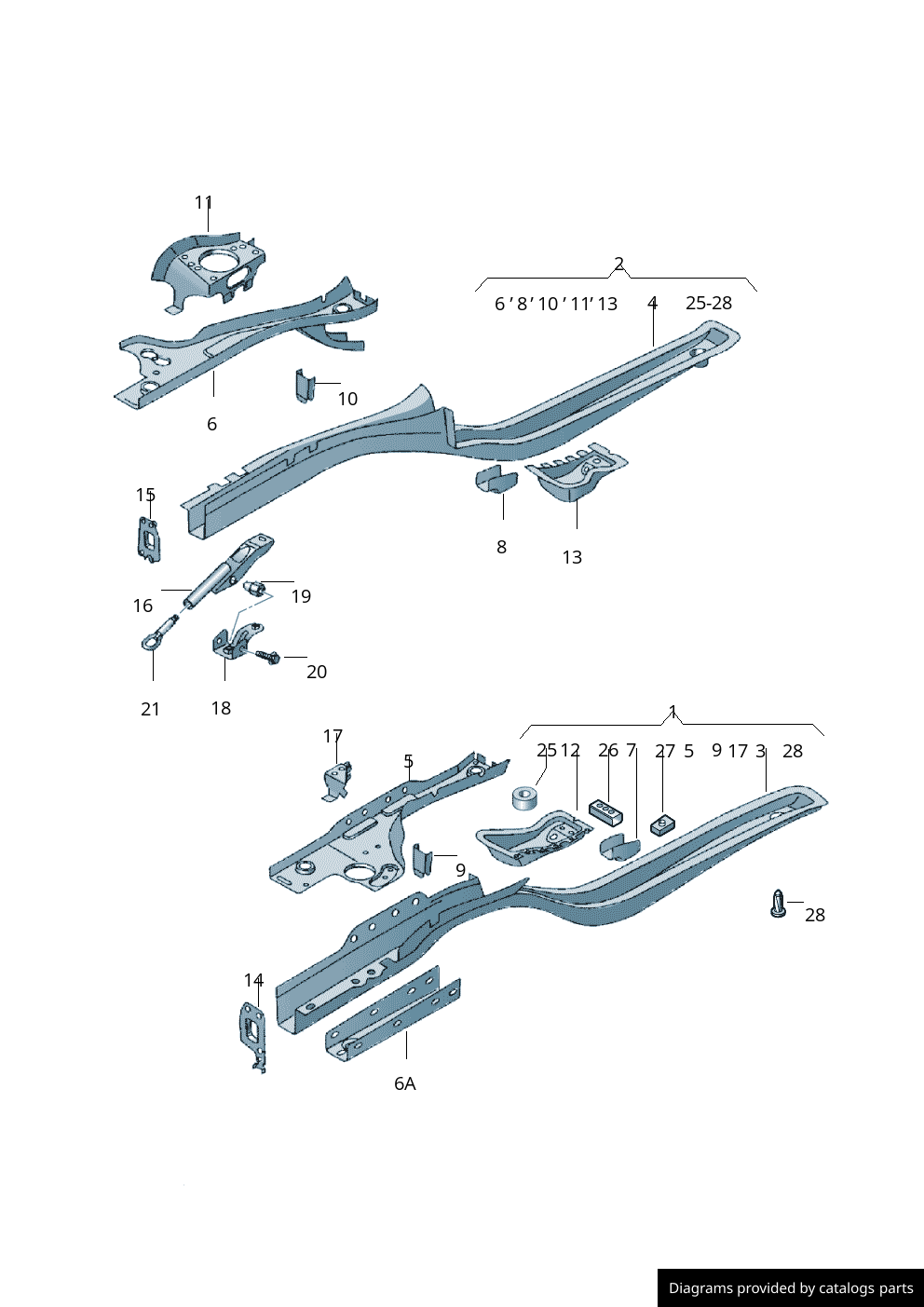 Car part diagram