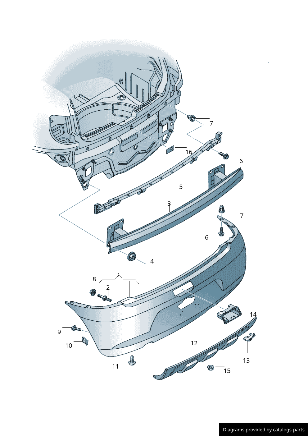 Car part diagram