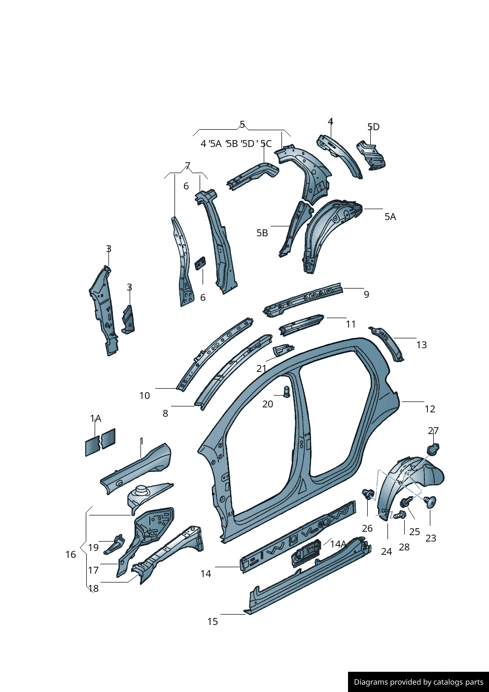 Car part diagram