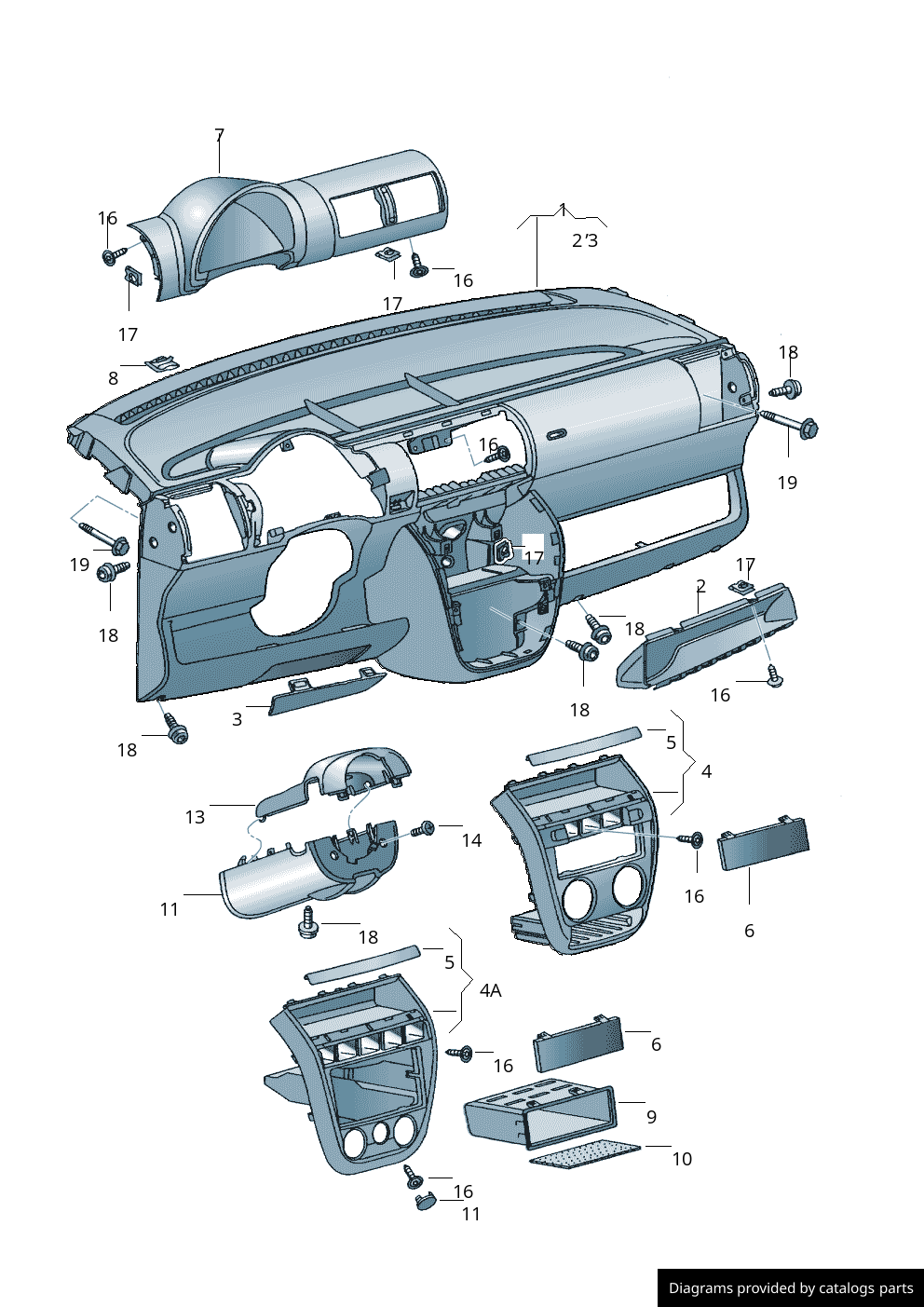 Car part diagram