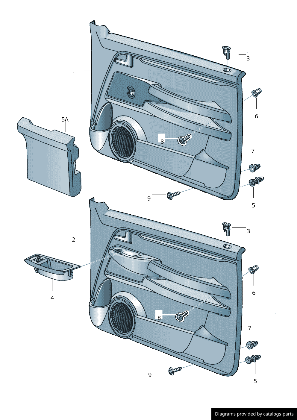 Car part diagram