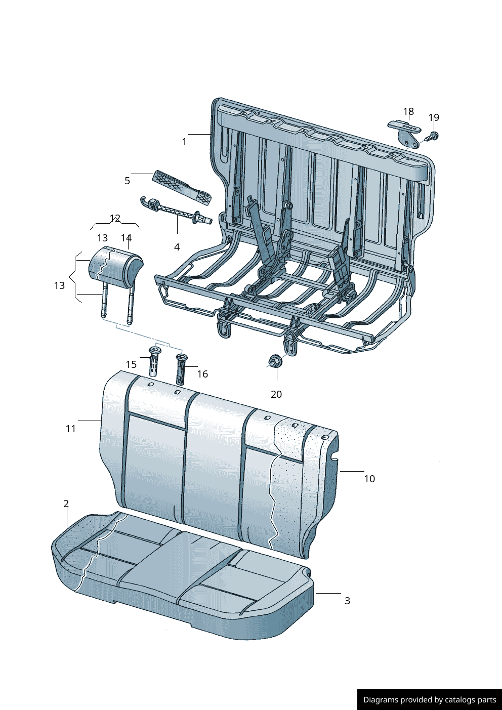 Car part diagram