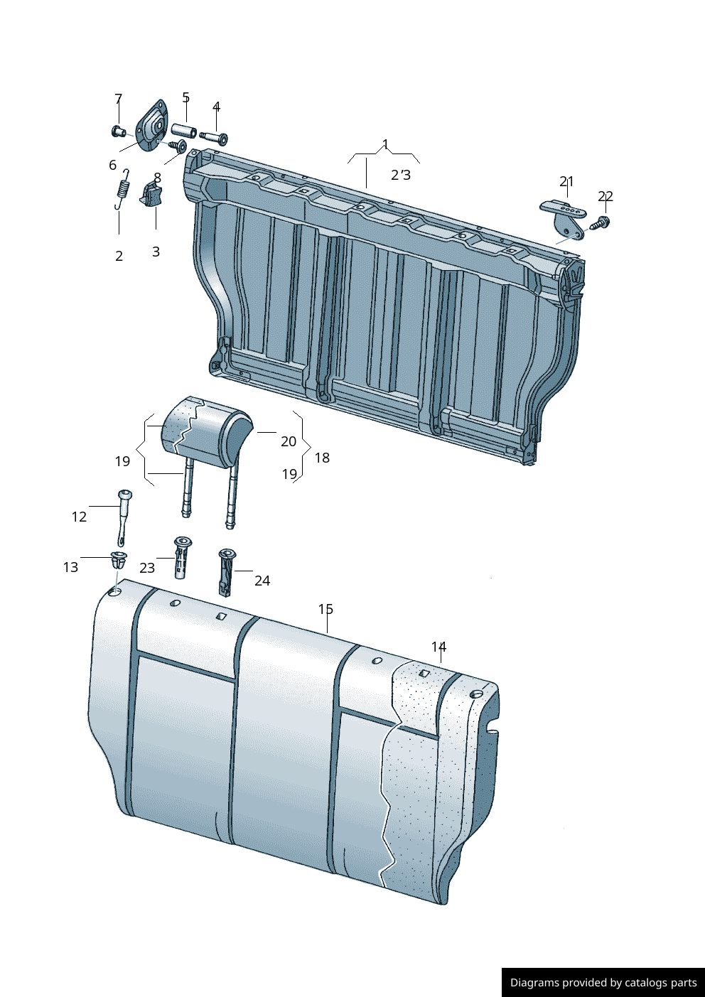 Car part diagram