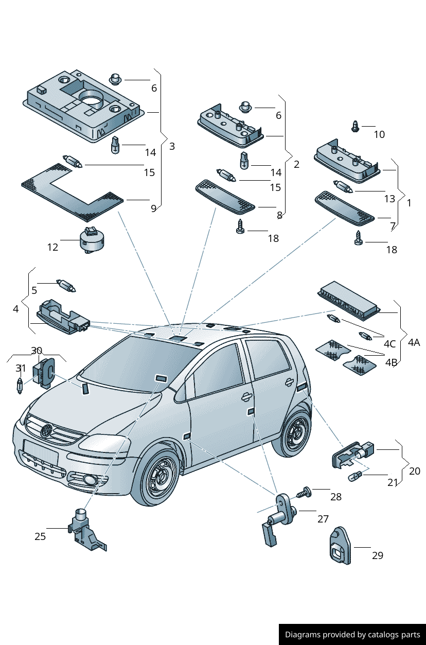 Car part diagram