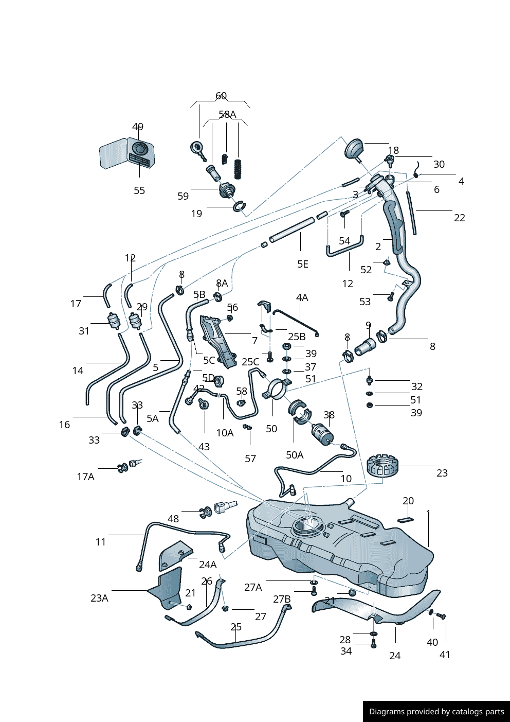 Car part diagram